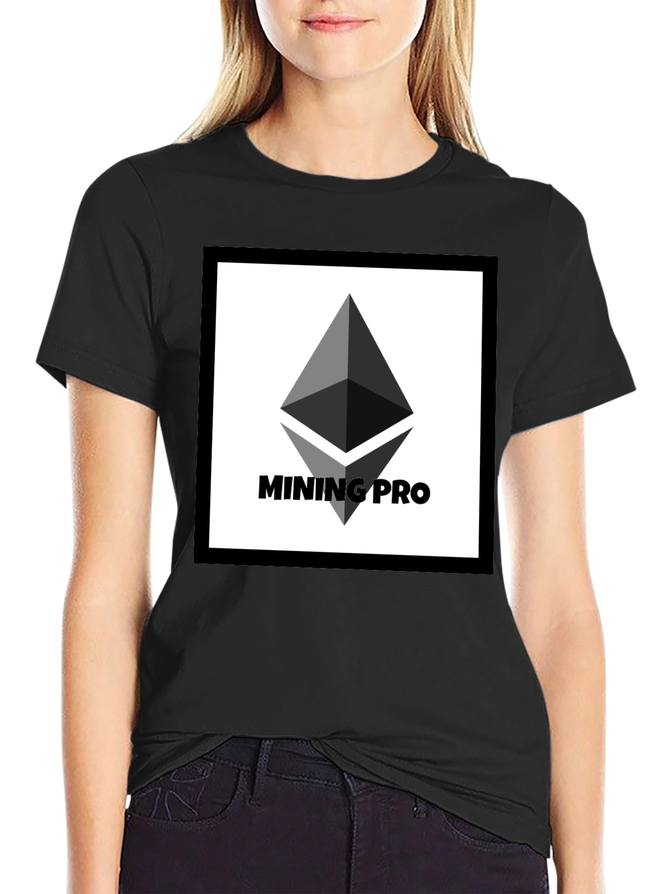 Ethereum Mining Pro Black T-Shirt