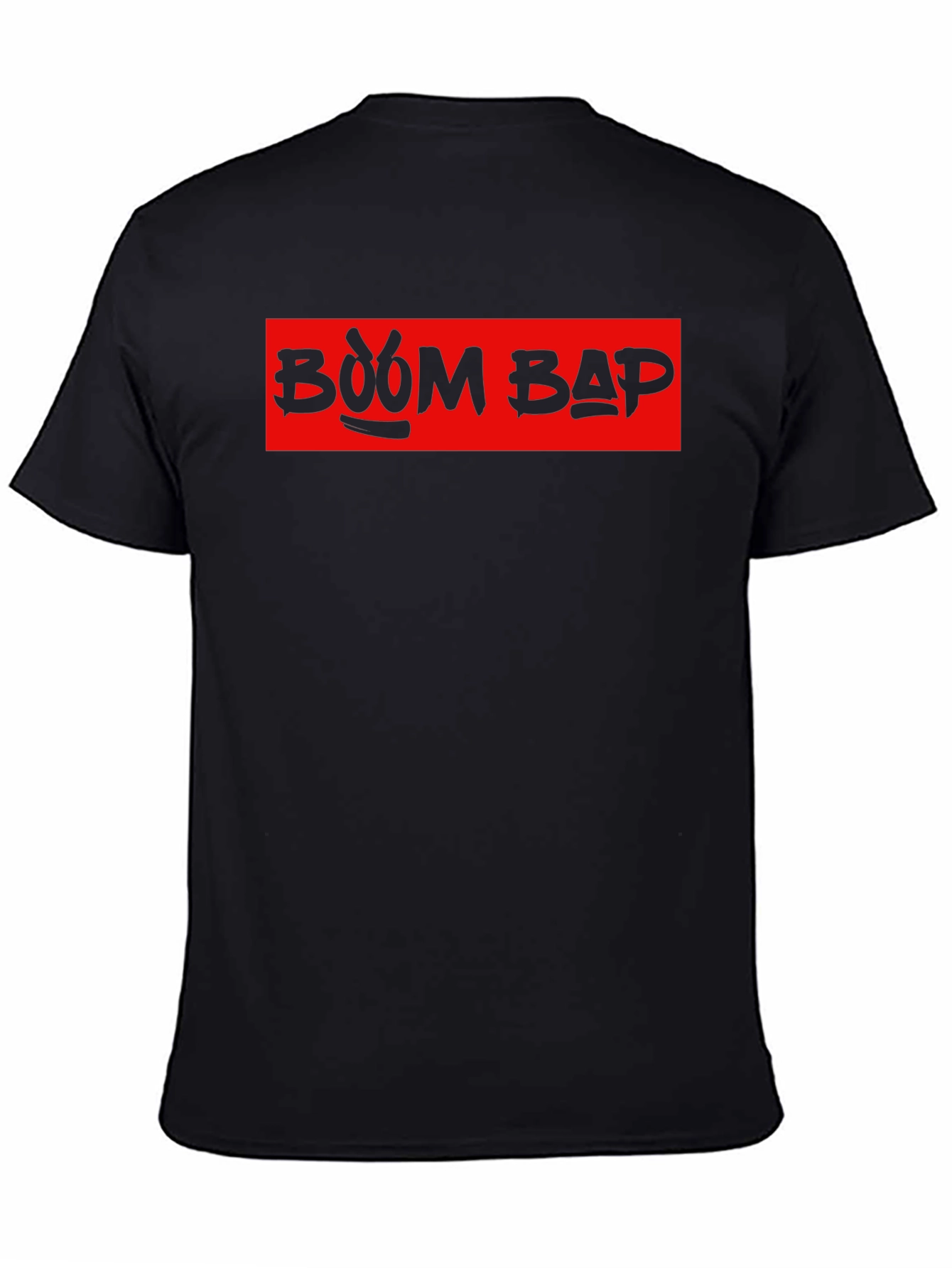 Boom Bap Graphic T-Shirt - Red and Black