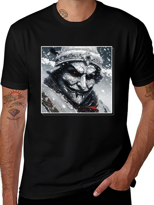 Samurai Warrior Graphic Black T-Shirt