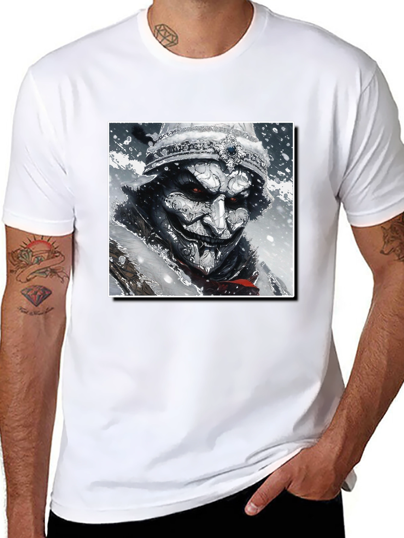 Samurai Warrior Graphic Black T-Shirt