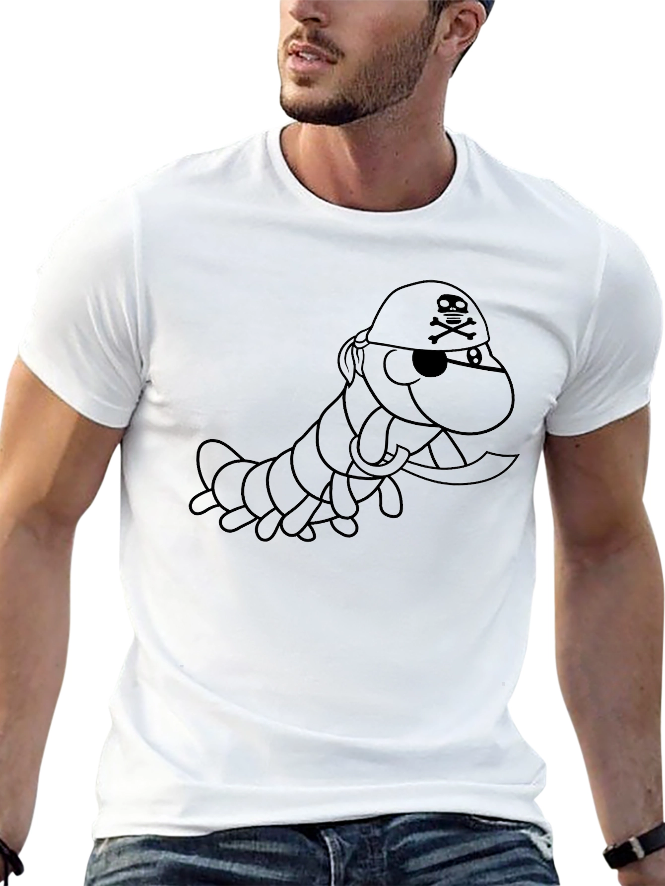 Pirate Caterpillar Graphic Tee