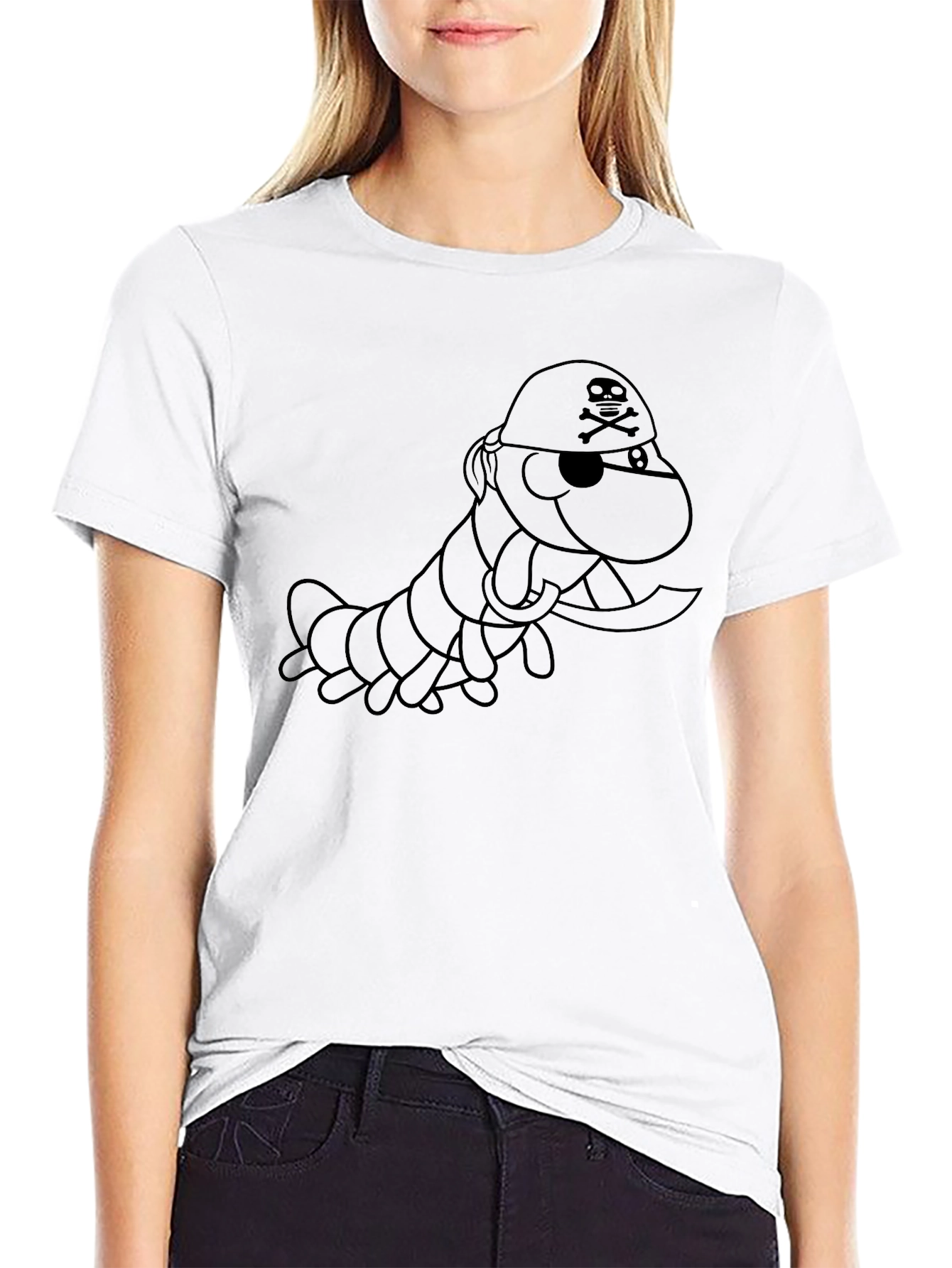 Pirate Caterpillar Graphic Tee