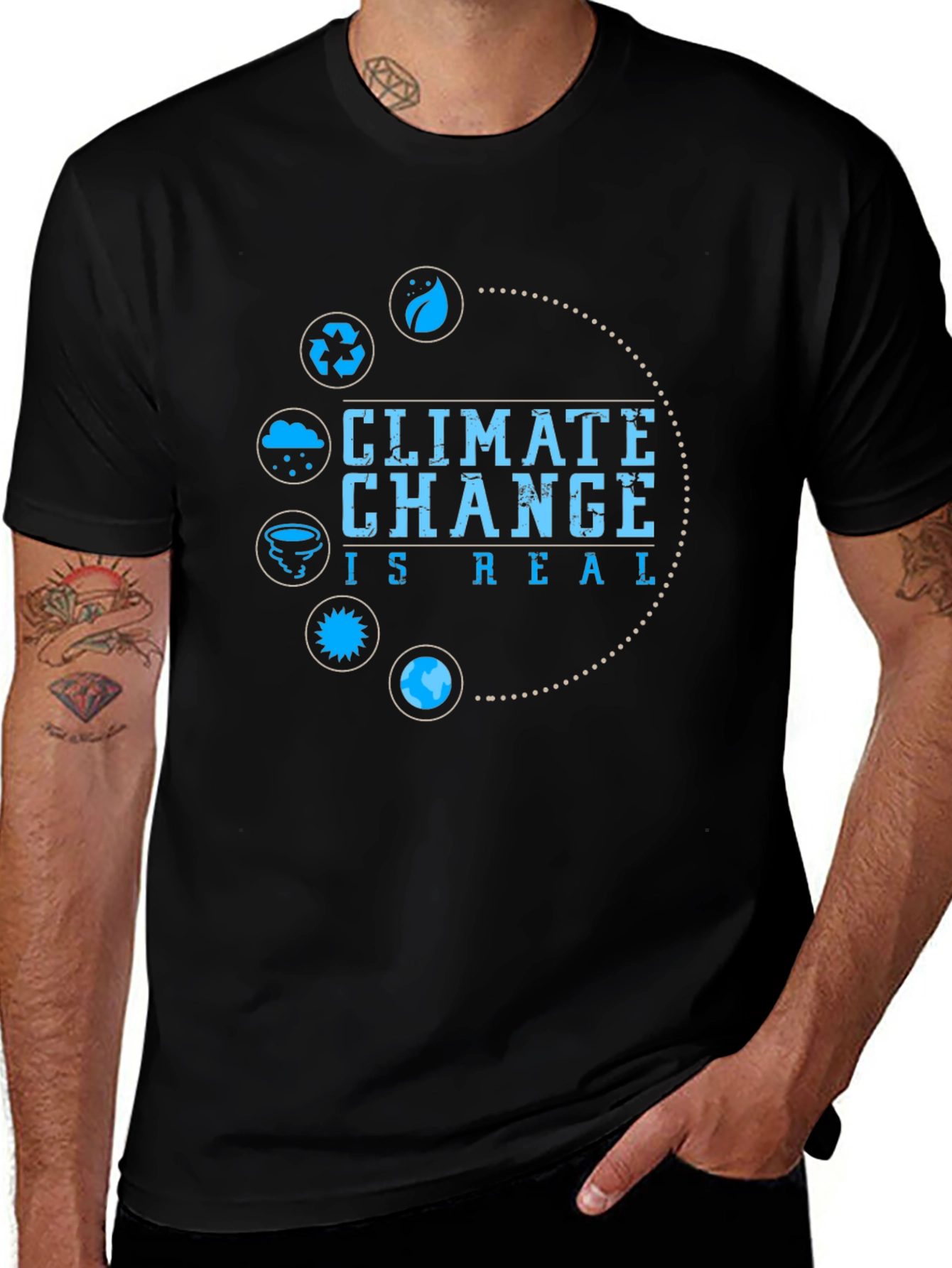 Climate Change Is Real Graphic T-Shirt