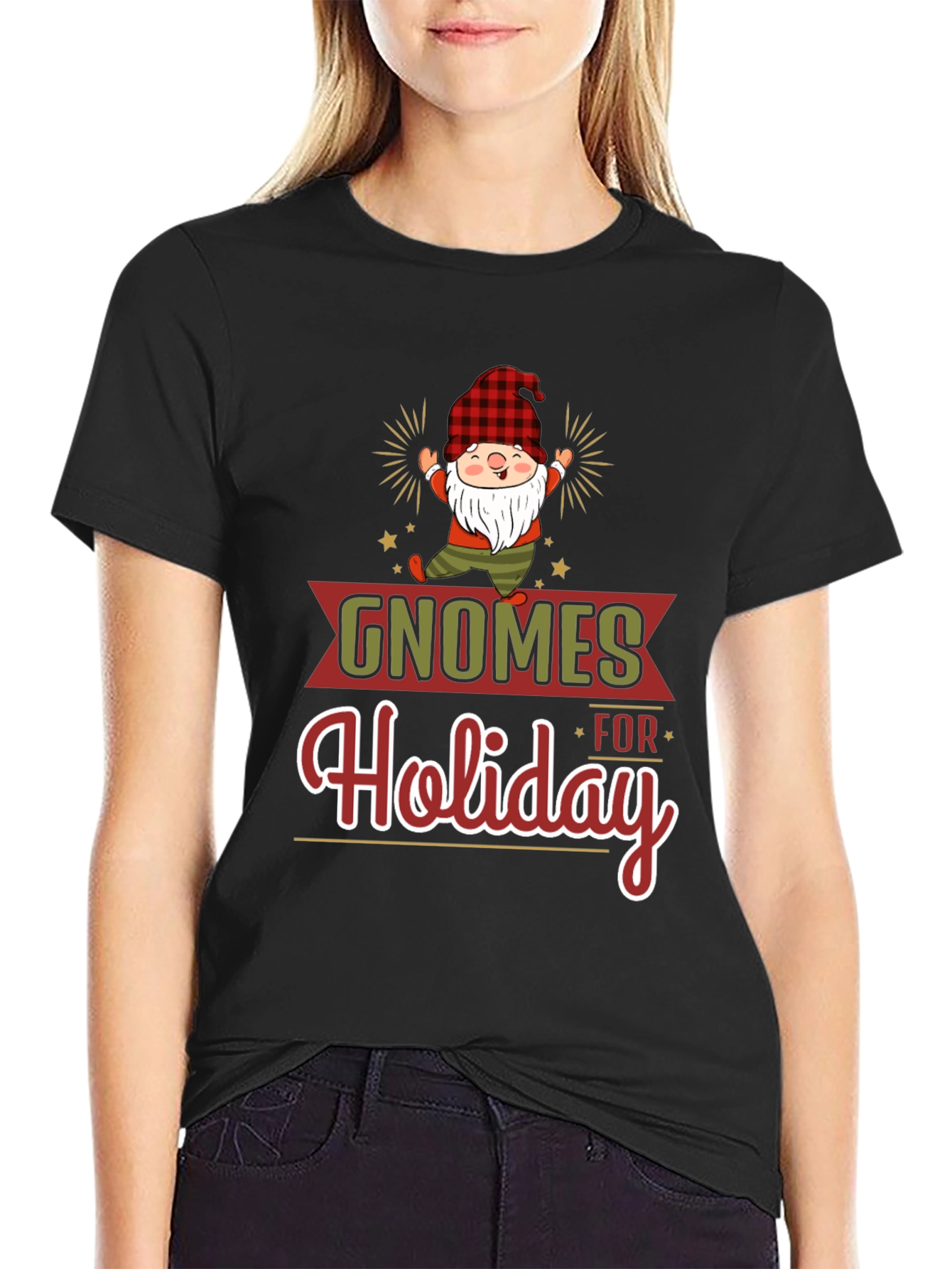 Gnomes for Holiday Graphic T-Shirt