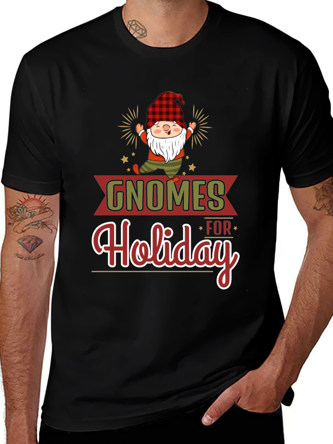 Gnomes for Holiday Graphic T-Shirt