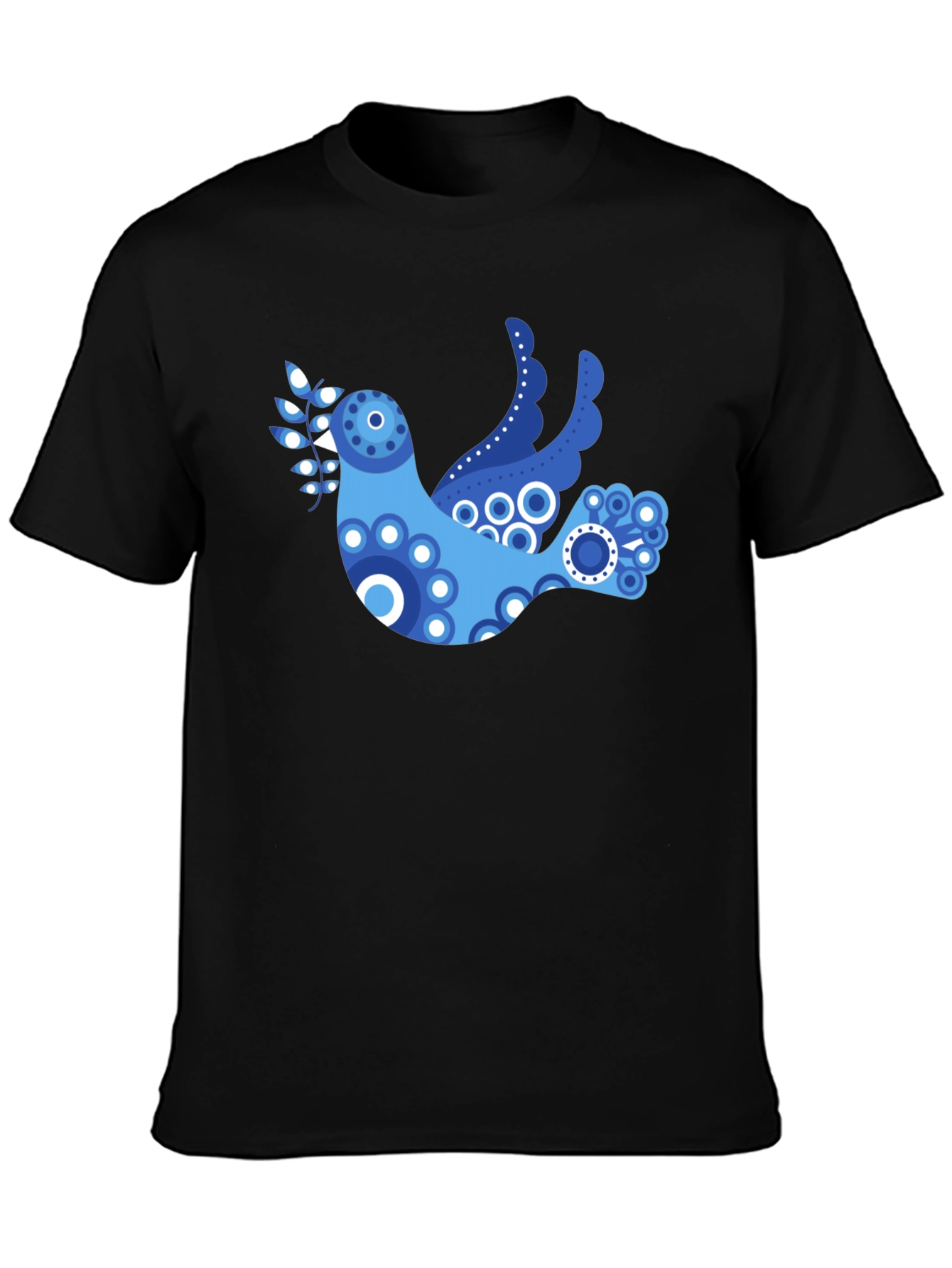 Dove Peace T-Shirt - Black