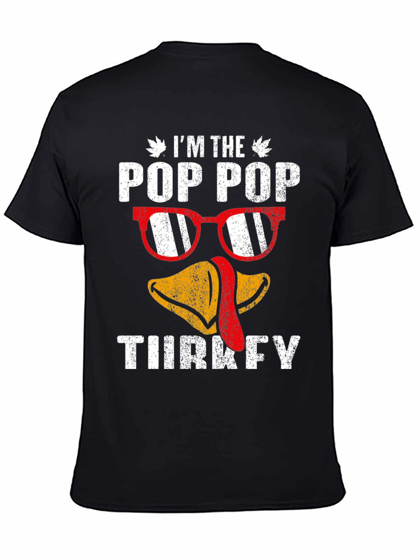 Pop Pop Turkey Thanksgiving T-Shirt