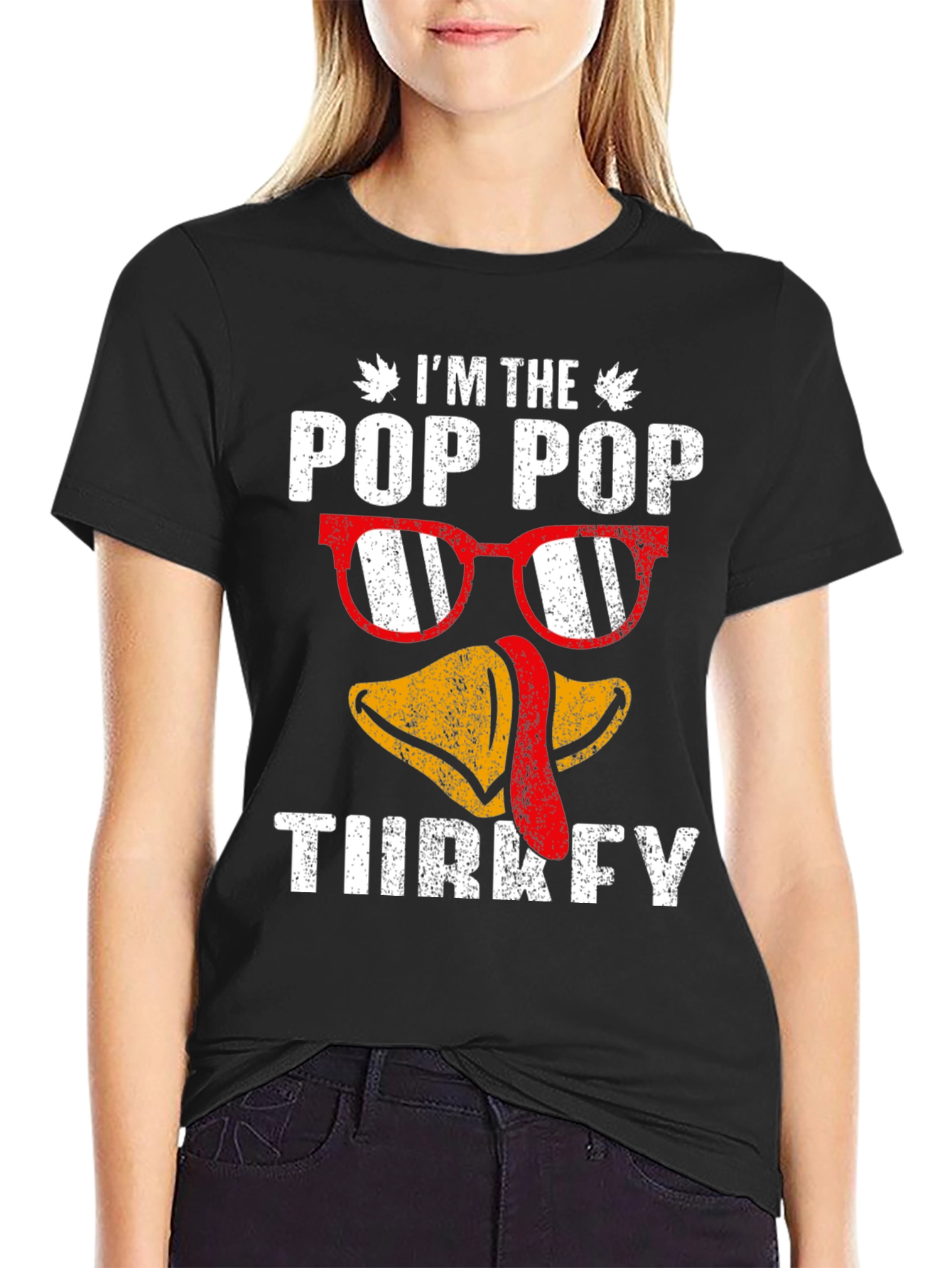 Pop Pop Turkey Thanksgiving T-Shirt