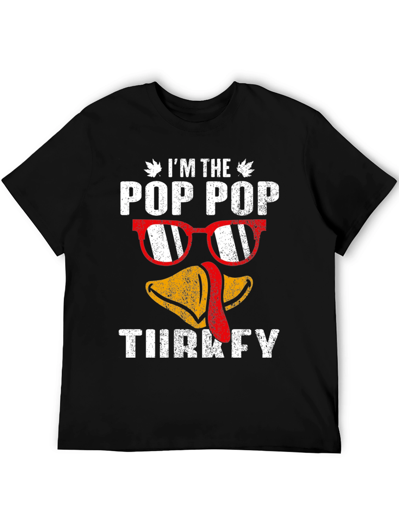 Pop Pop Turkey Thanksgiving T-Shirt