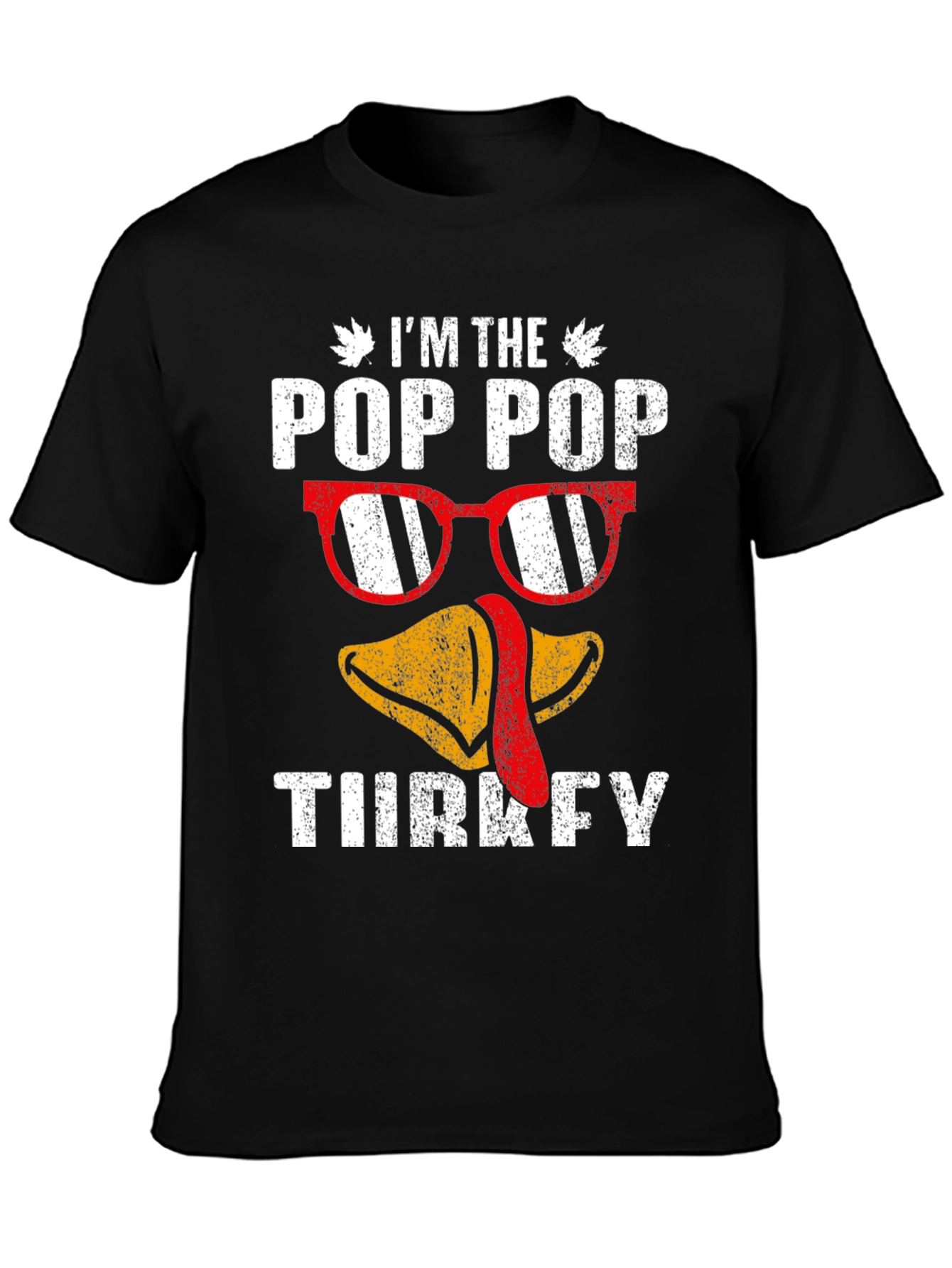 Pop Pop Turkey Thanksgiving T-Shirt