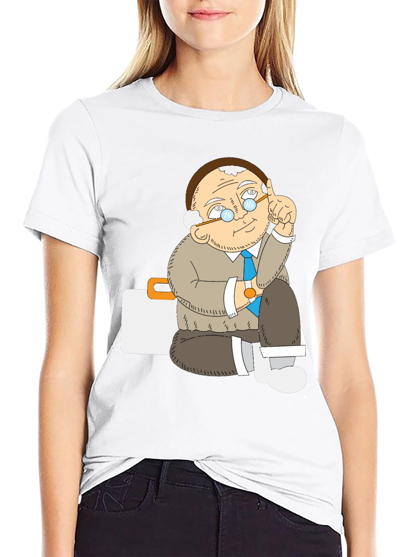 Professor Tee - Cartoon Character T-Shirt