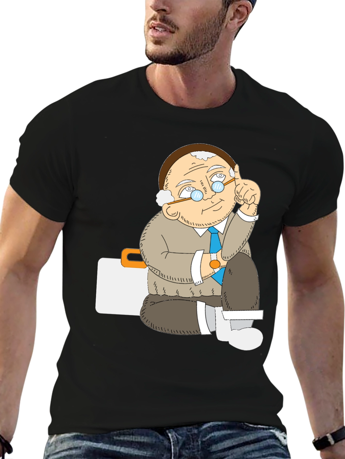 Professor Tee - Cartoon Character T-Shirt