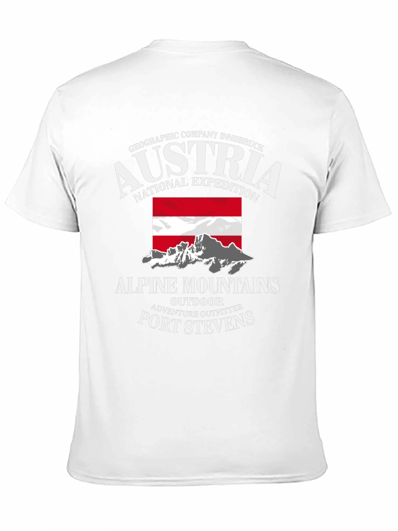 Austria Alpine Mountains T-Shirt - Port Stevens Expedition