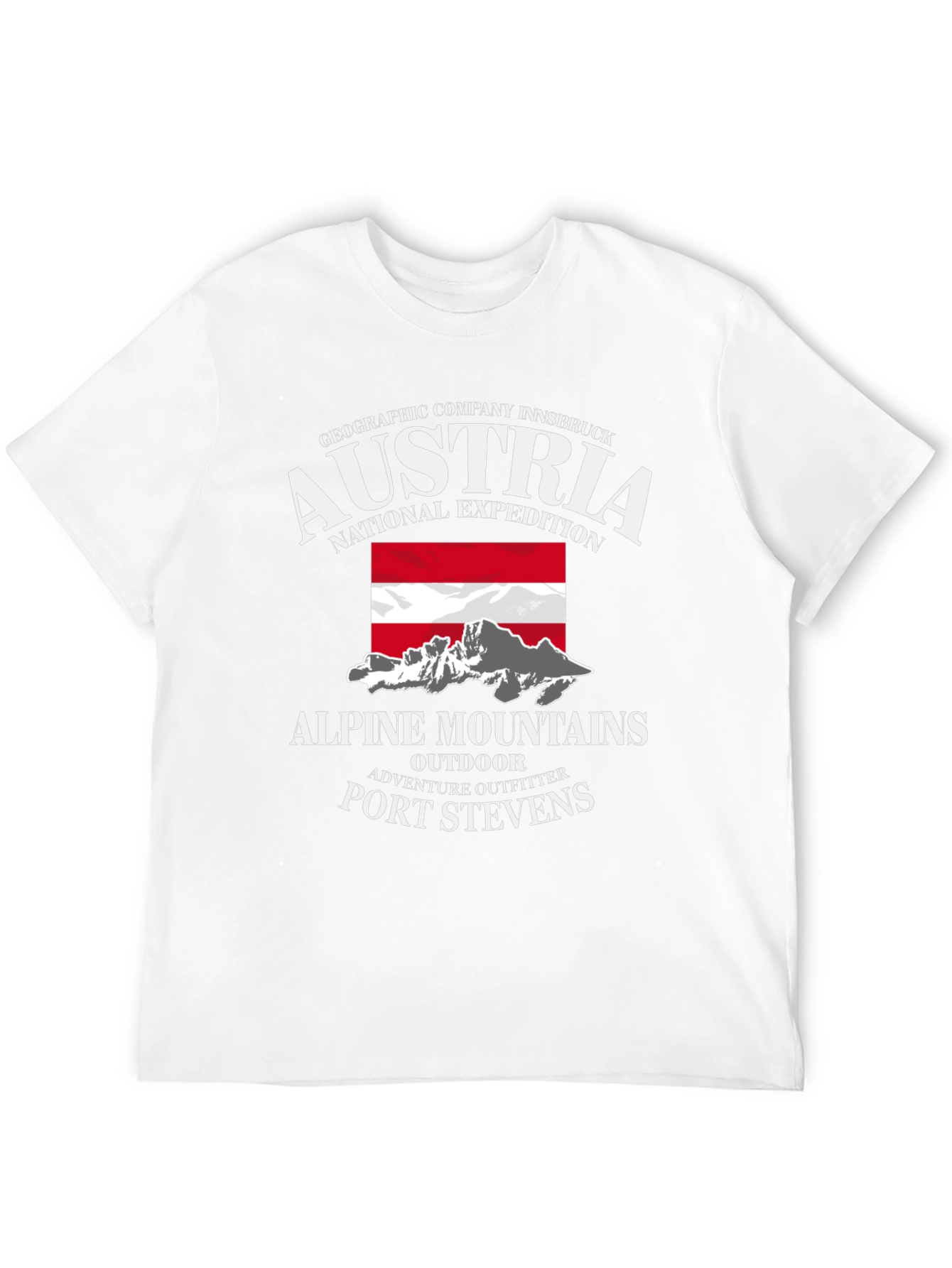 Austria Alpine Mountains T-Shirt - Port Stevens Expedition