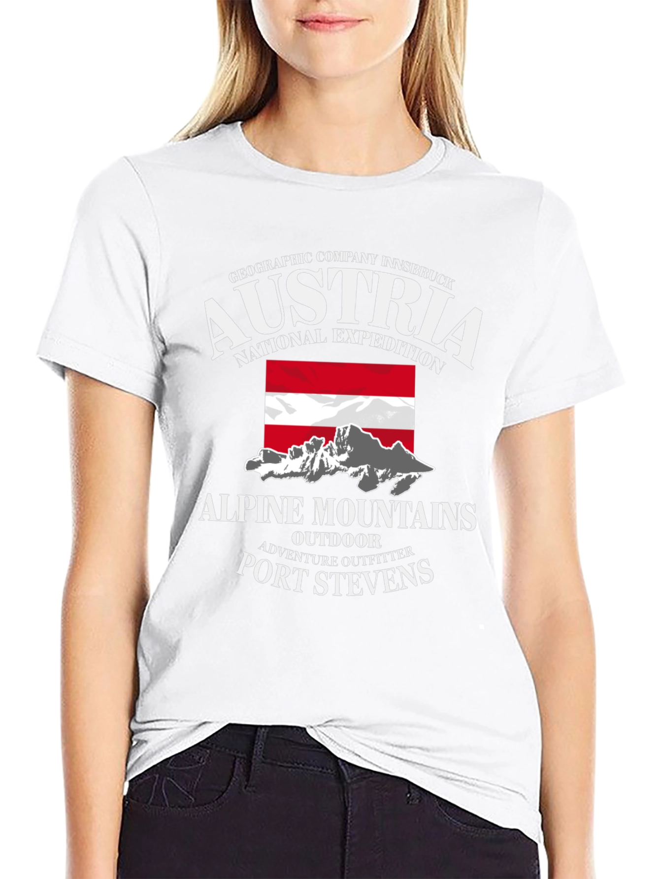 Austria Alpine Mountains T-Shirt - Port Stevens Expedition