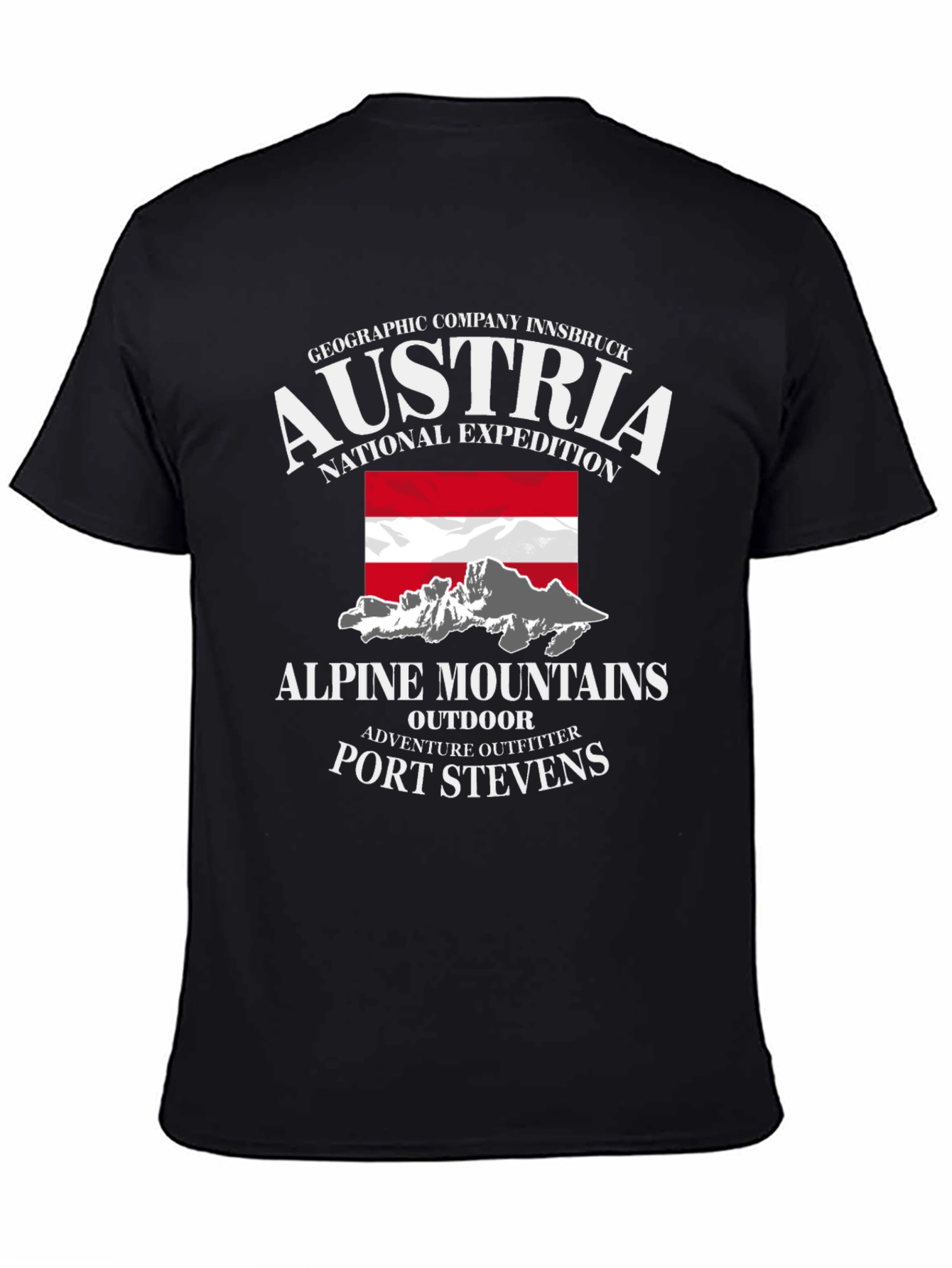 Austria Alpine Mountains T-Shirt - Port Stevens Expedition
