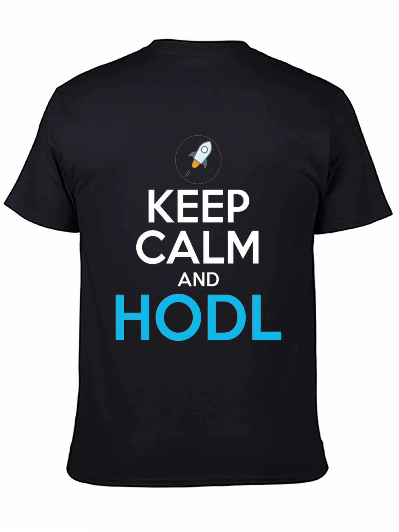 Keep Calm and HODL Black T-Shirt