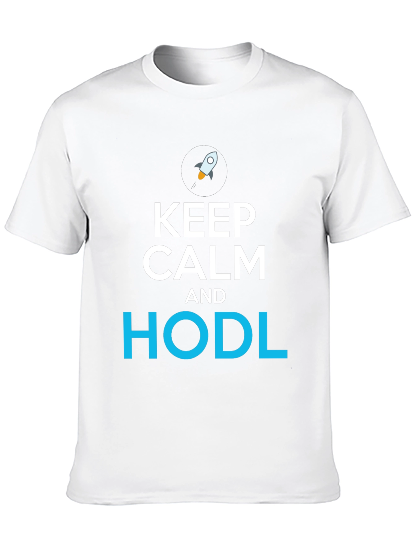 Keep Calm and HODL Black T-Shirt