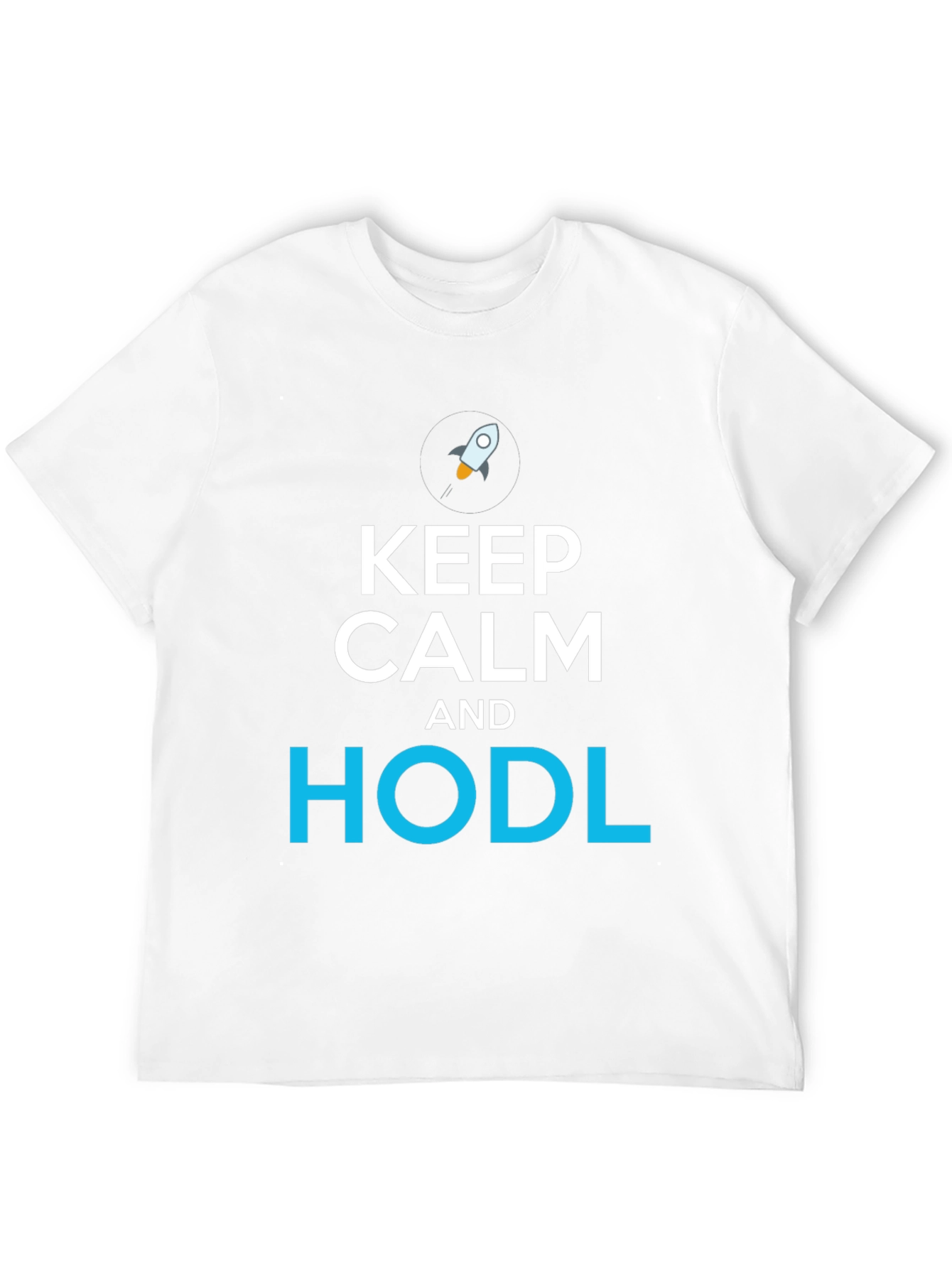 Keep Calm and HODL Black T-Shirt