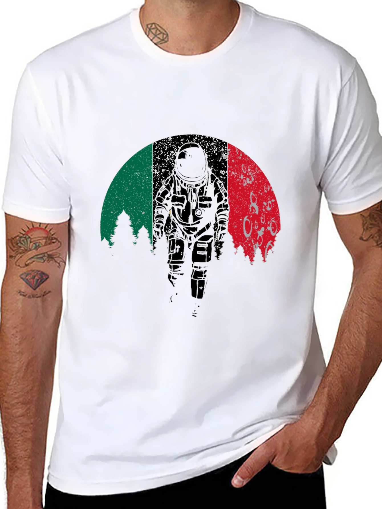 Retro Astronaut Graphic T-Shirt
