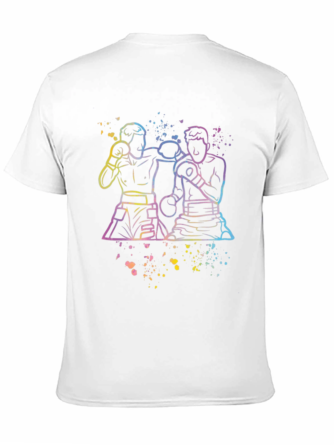 Neon Boxer Graphic Tee - Mens Black T-Shirt