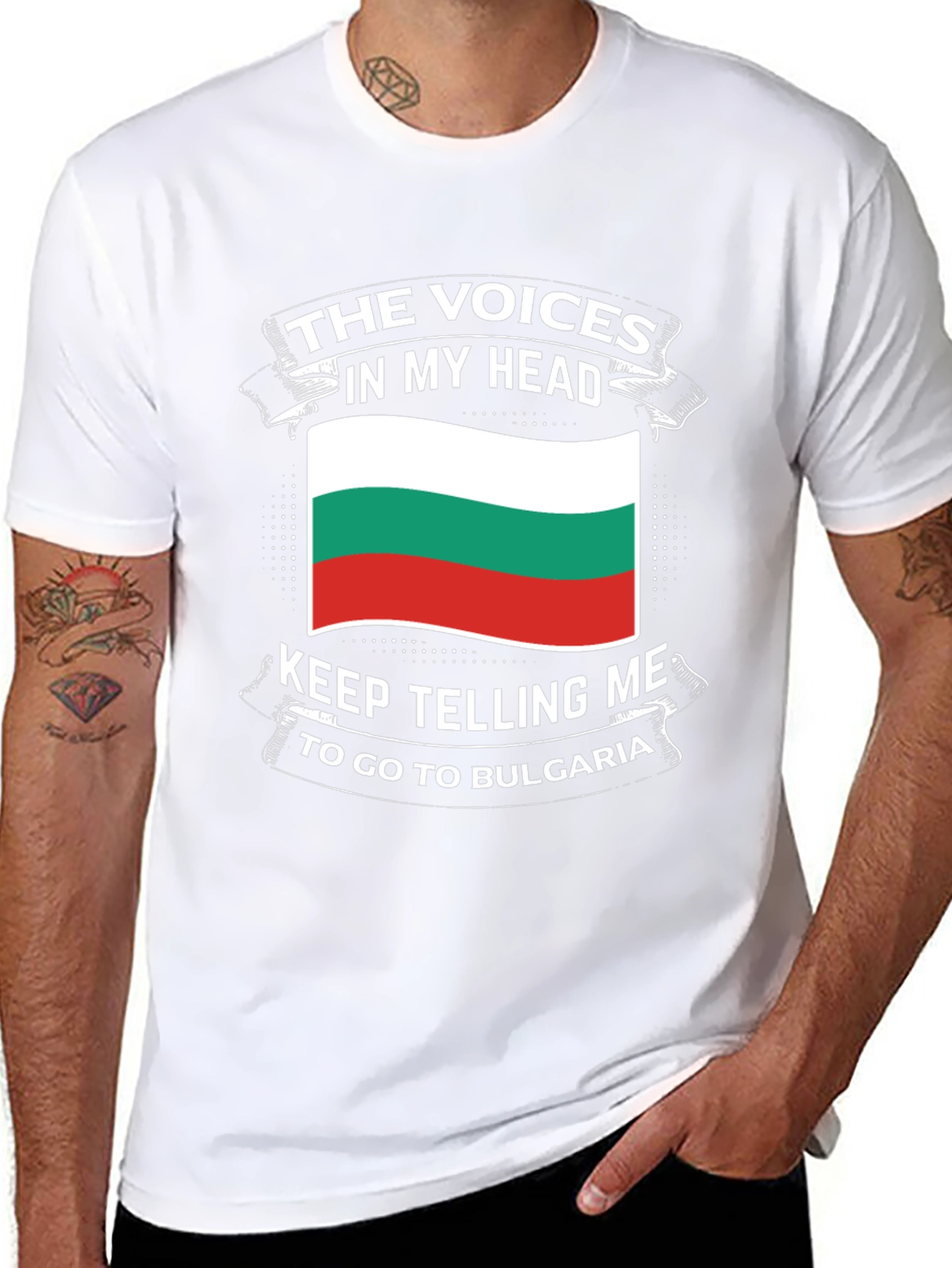 Bulgaria Calling Tee - Voices in My Head T-Shirt