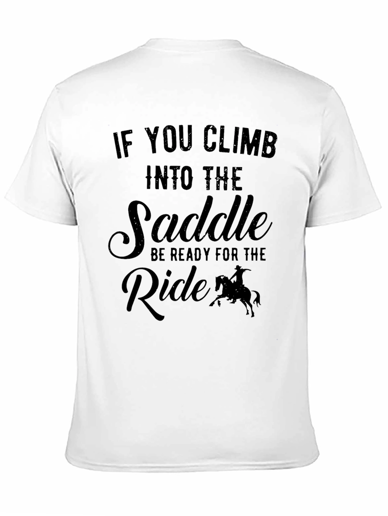 Saddle Up Black T-Shirt