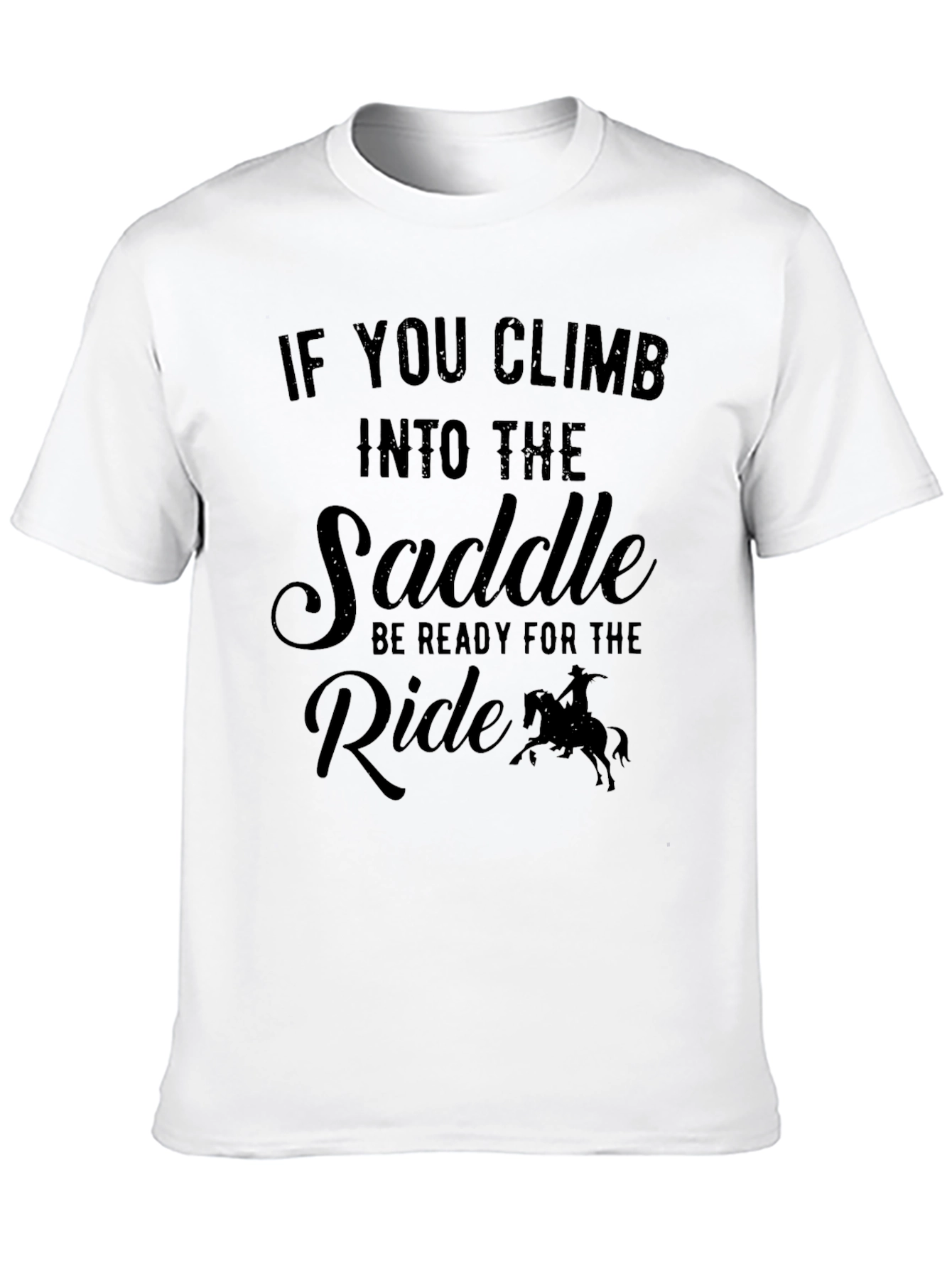 Saddle Up Black T-Shirt
