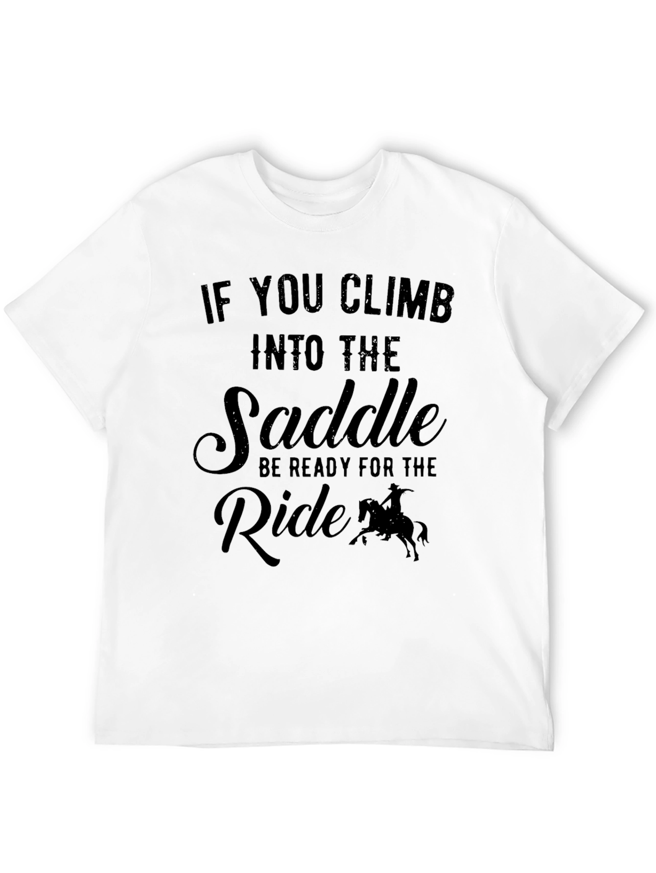 Saddle Up Black T-Shirt