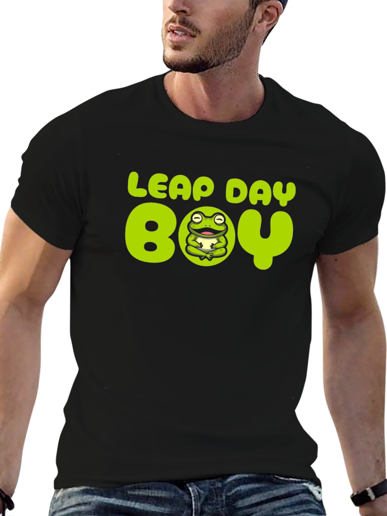 Leap Day Boy T-Shirt - Frog Graphic Tee