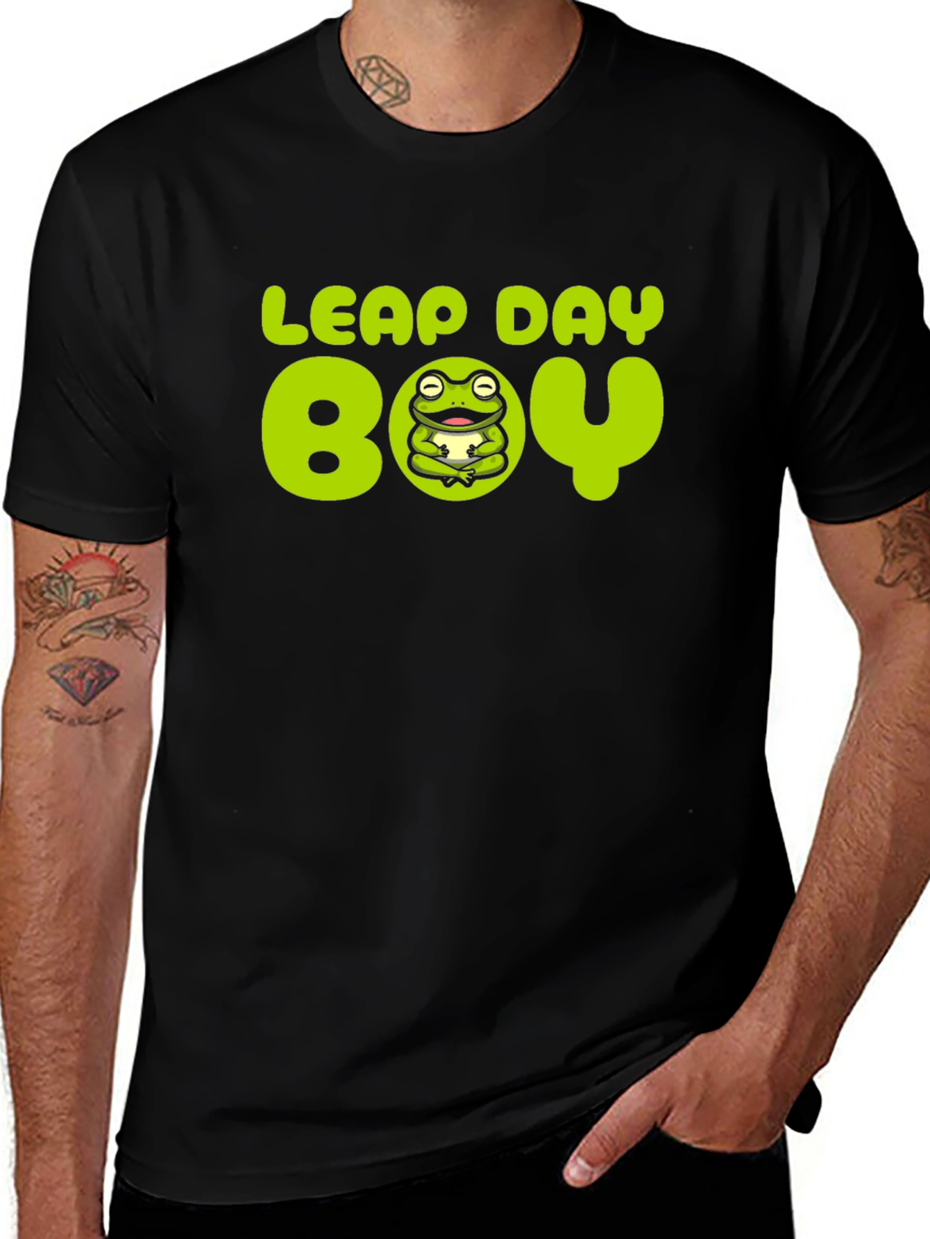 Leap Day Boy T-Shirt - Frog Graphic Tee