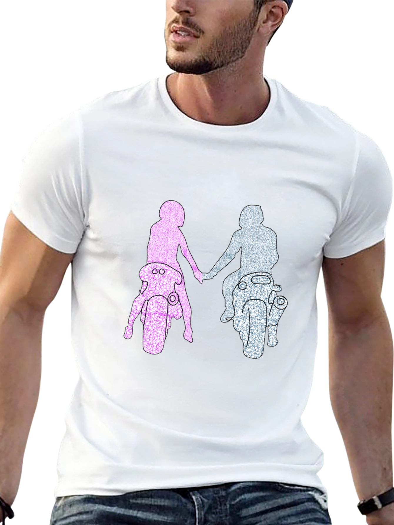 Motorcycle Couple T-Shirt