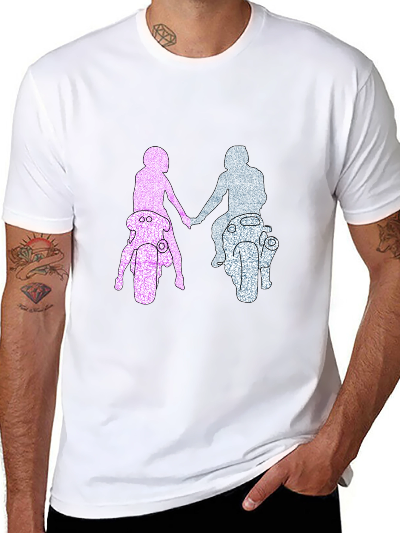 Motorcycle Couple T-Shirt