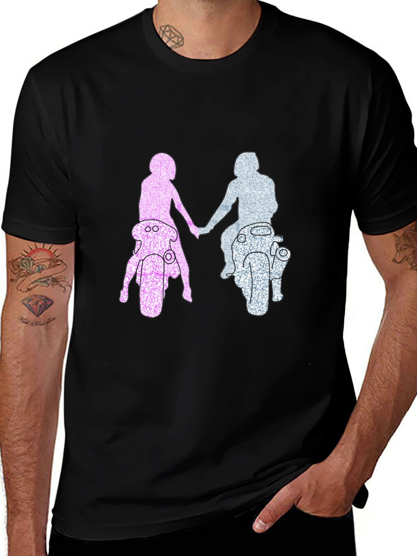 Motorcycle Couple T-Shirt