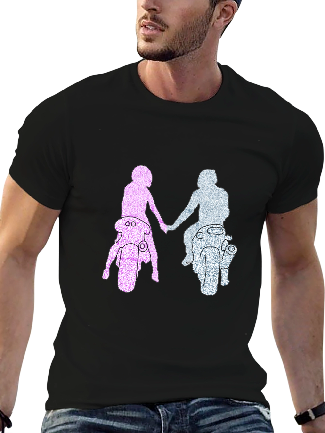 Motorcycle Couple T-Shirt