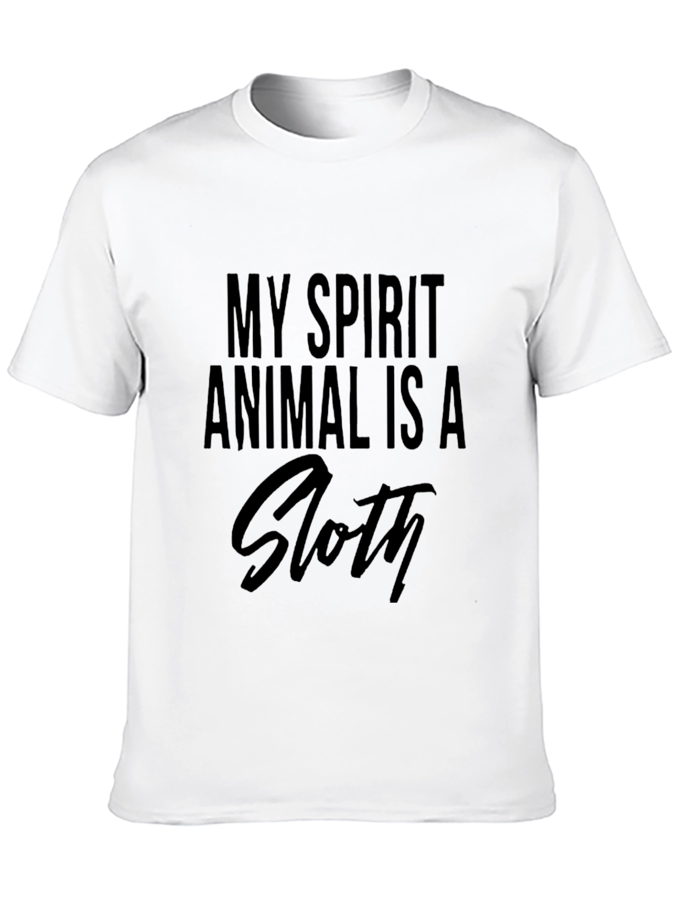 My Spirit Animal Is A Sloth Graphic Tee