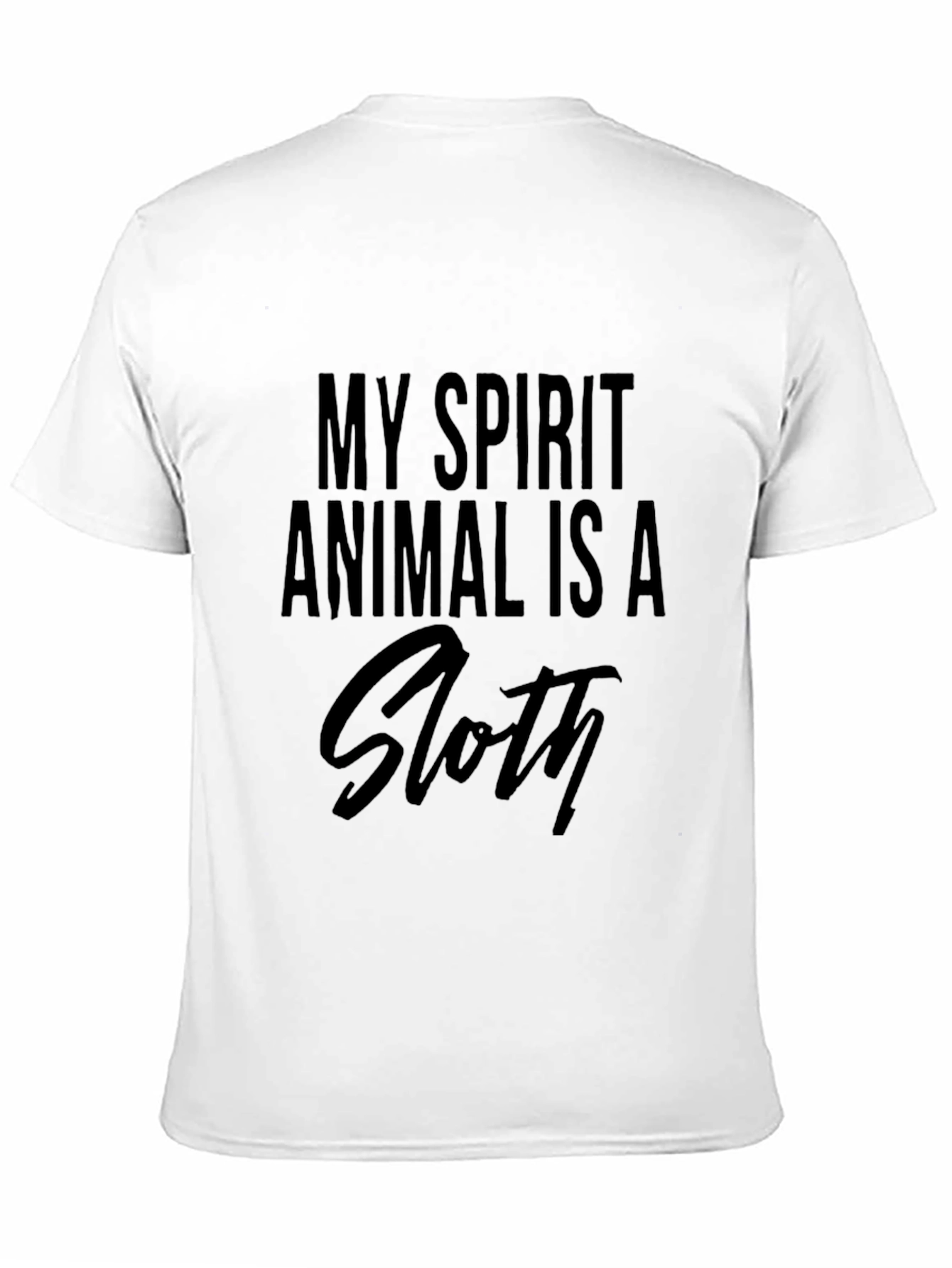 My Spirit Animal Is A Sloth Graphic Tee