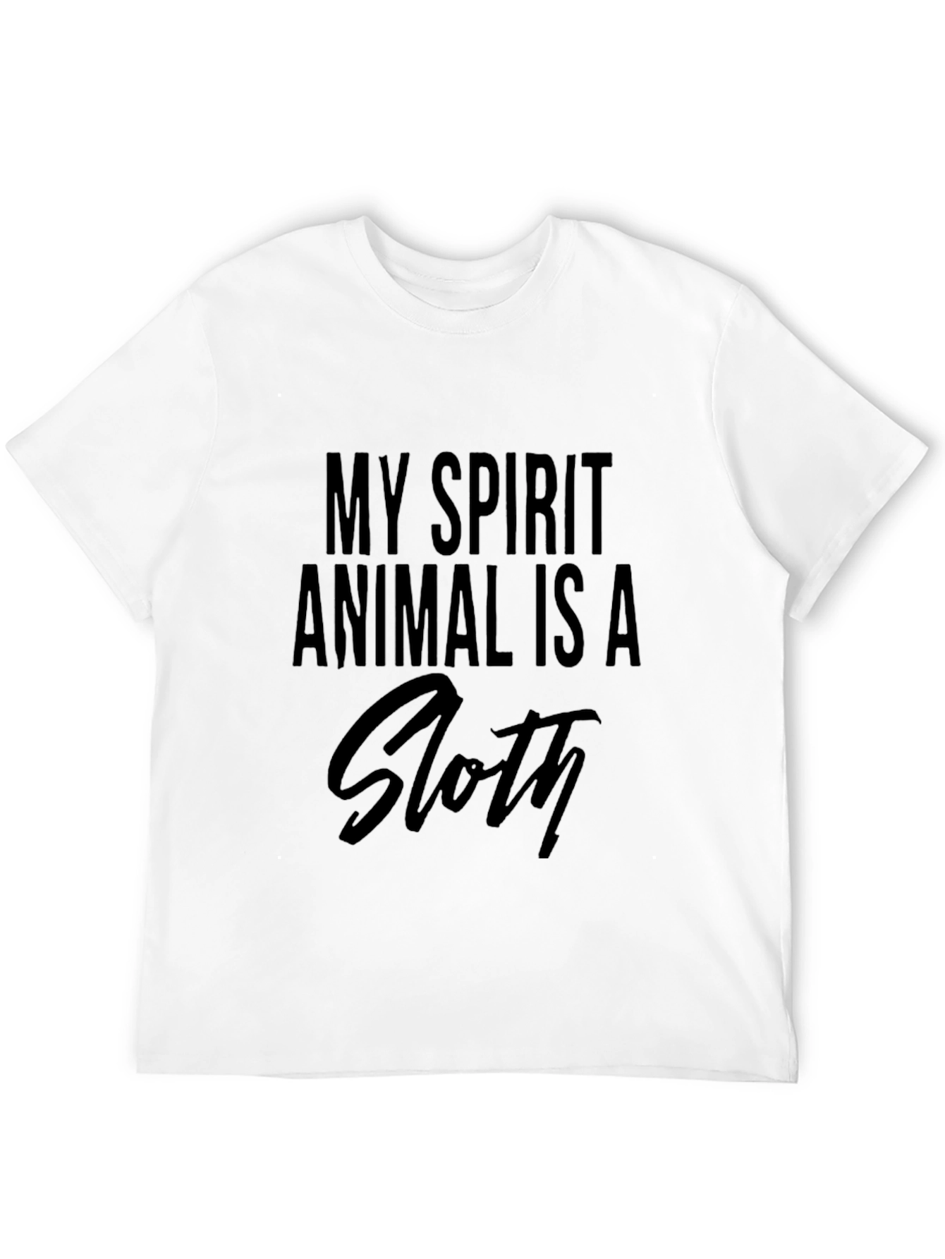 My Spirit Animal Is A Sloth Graphic Tee