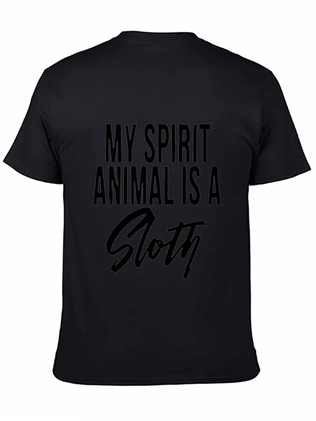 My Spirit Animal Is A Sloth Graphic Tee