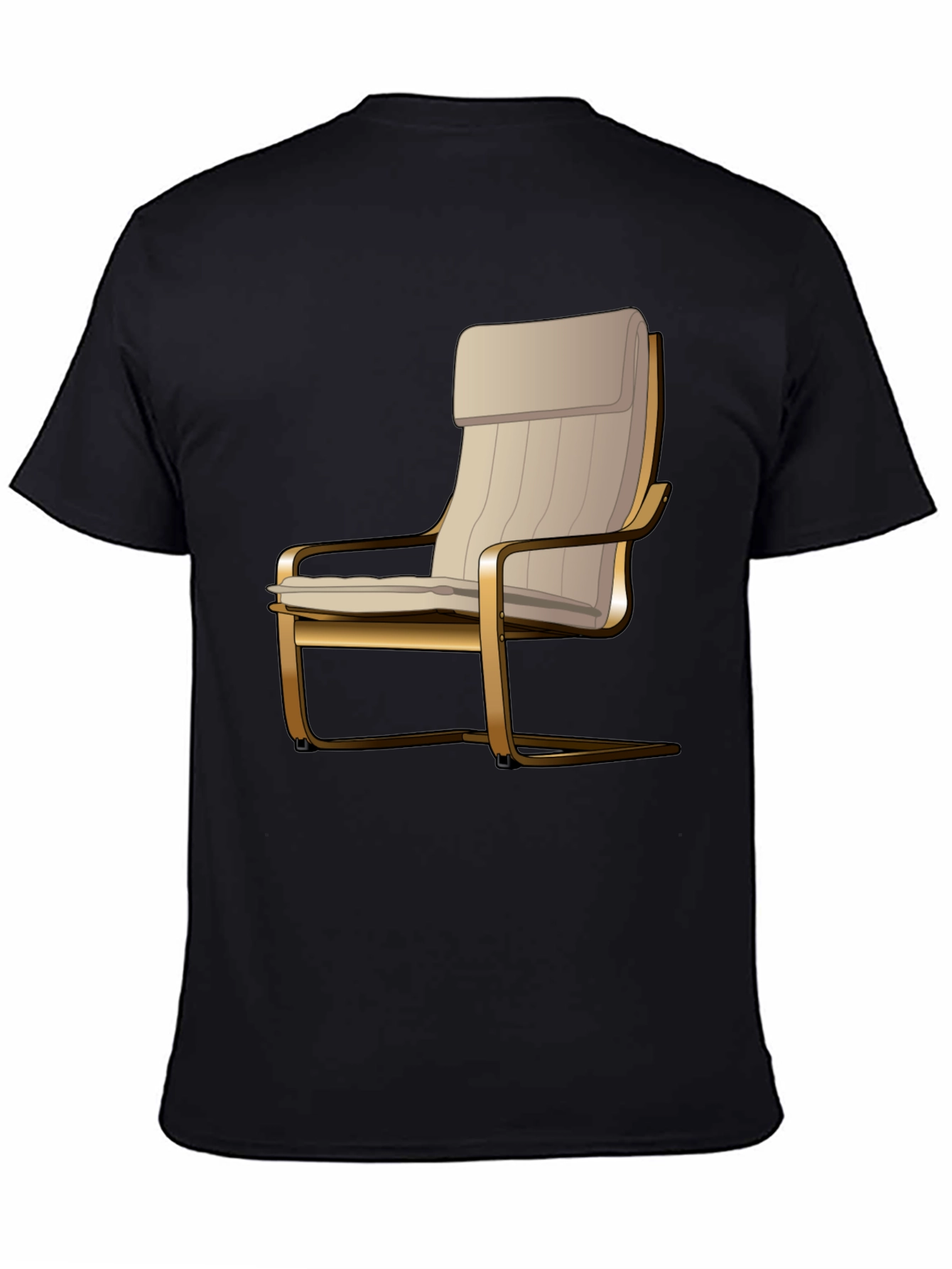Modern Chair Graphic Tee - Stylish Comfort