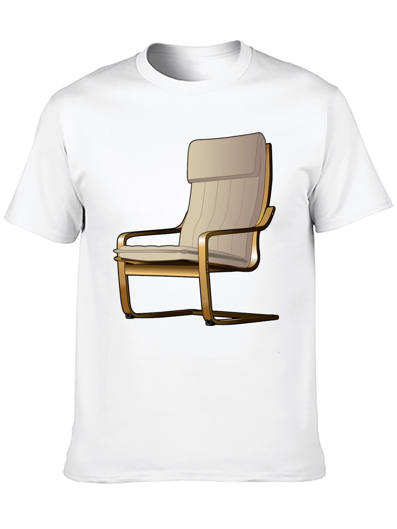 Modern Chair Graphic Tee - Stylish Comfort