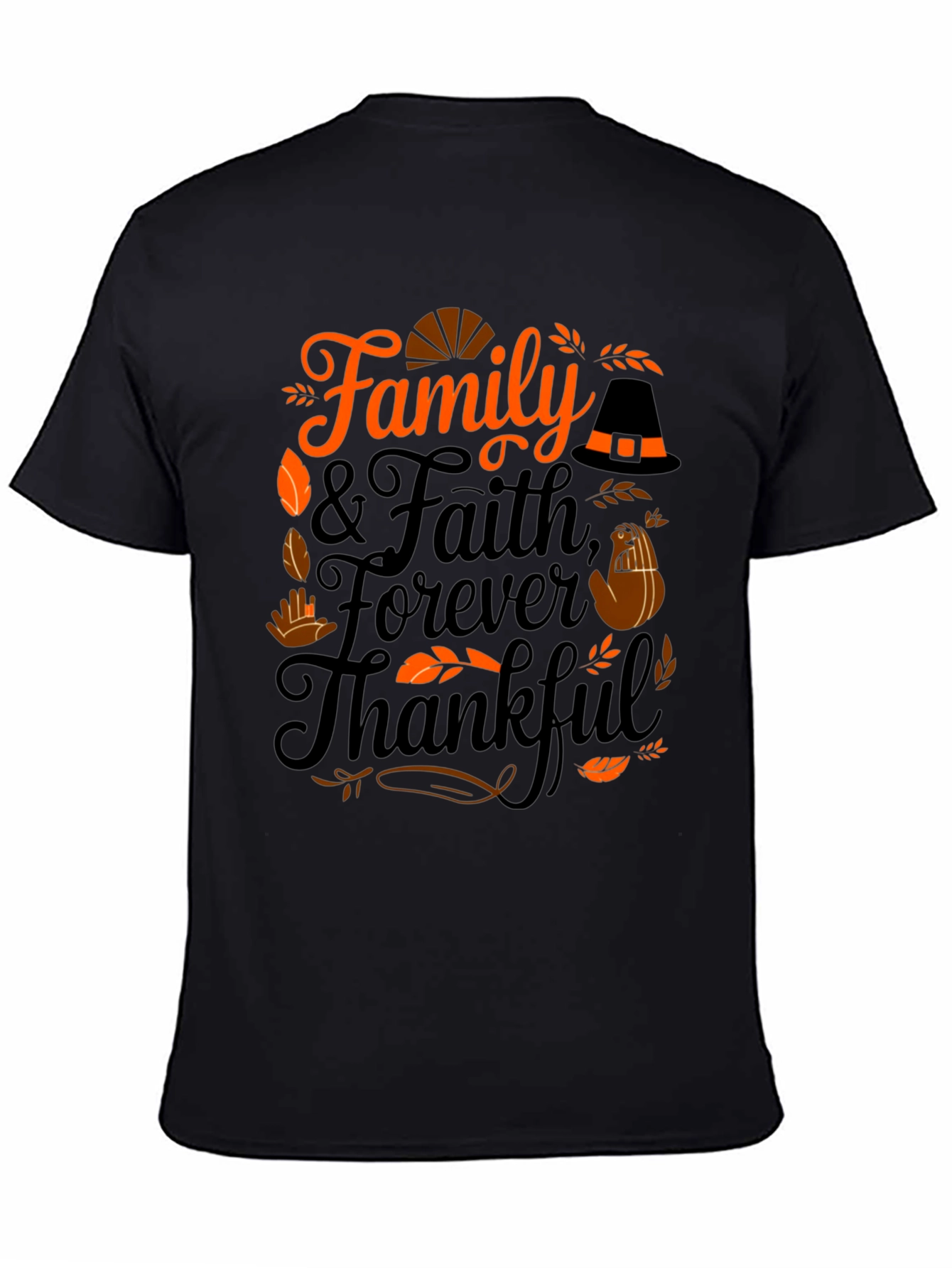 Family Faith Forever Thankful T-Shirt