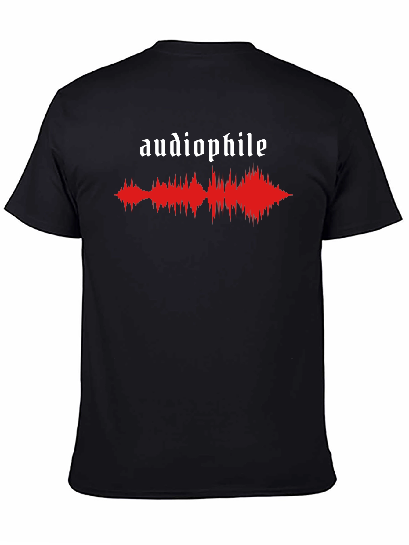 Audiophile Sound Wave Graphic T-Shirt