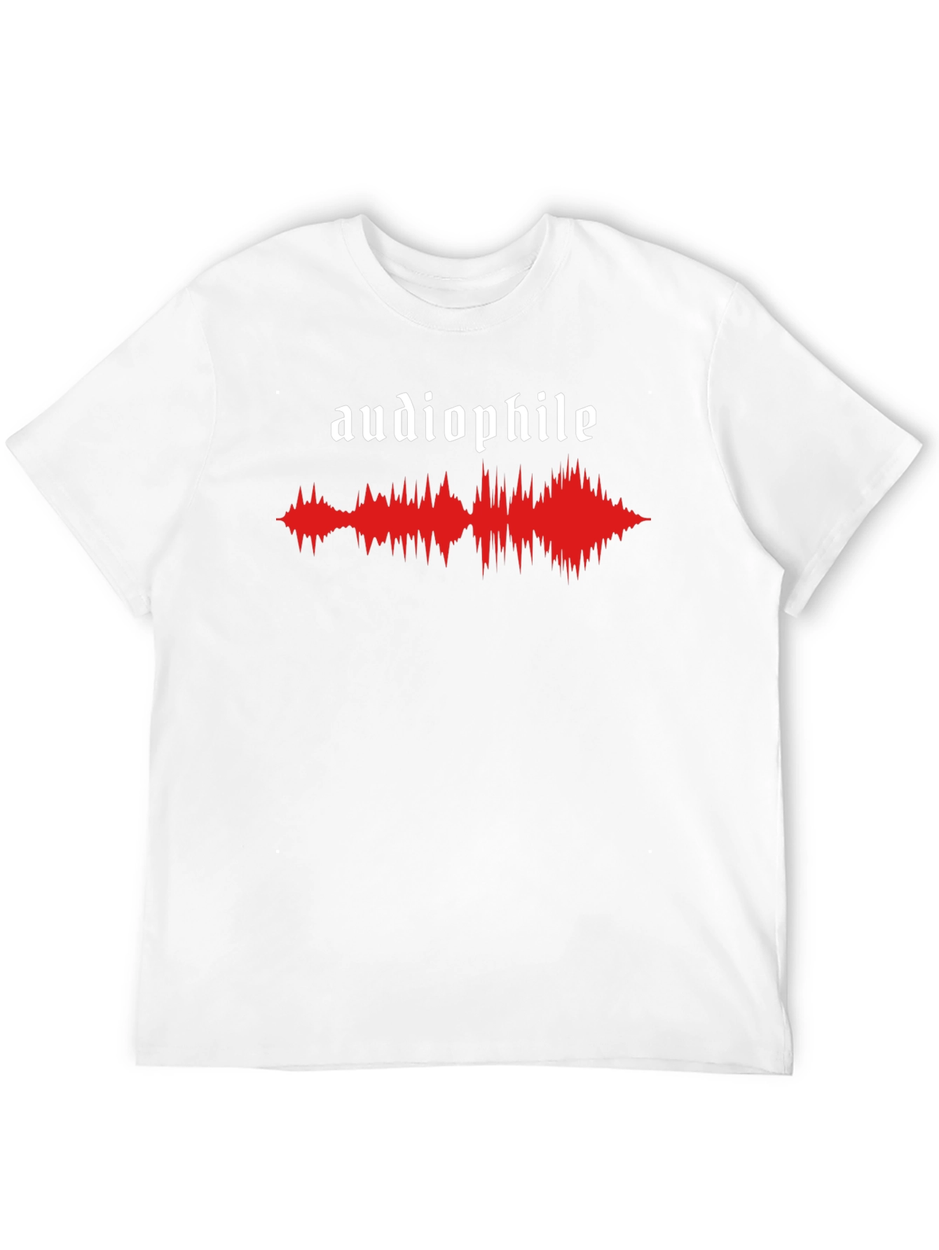 Audiophile Sound Wave Graphic T-Shirt