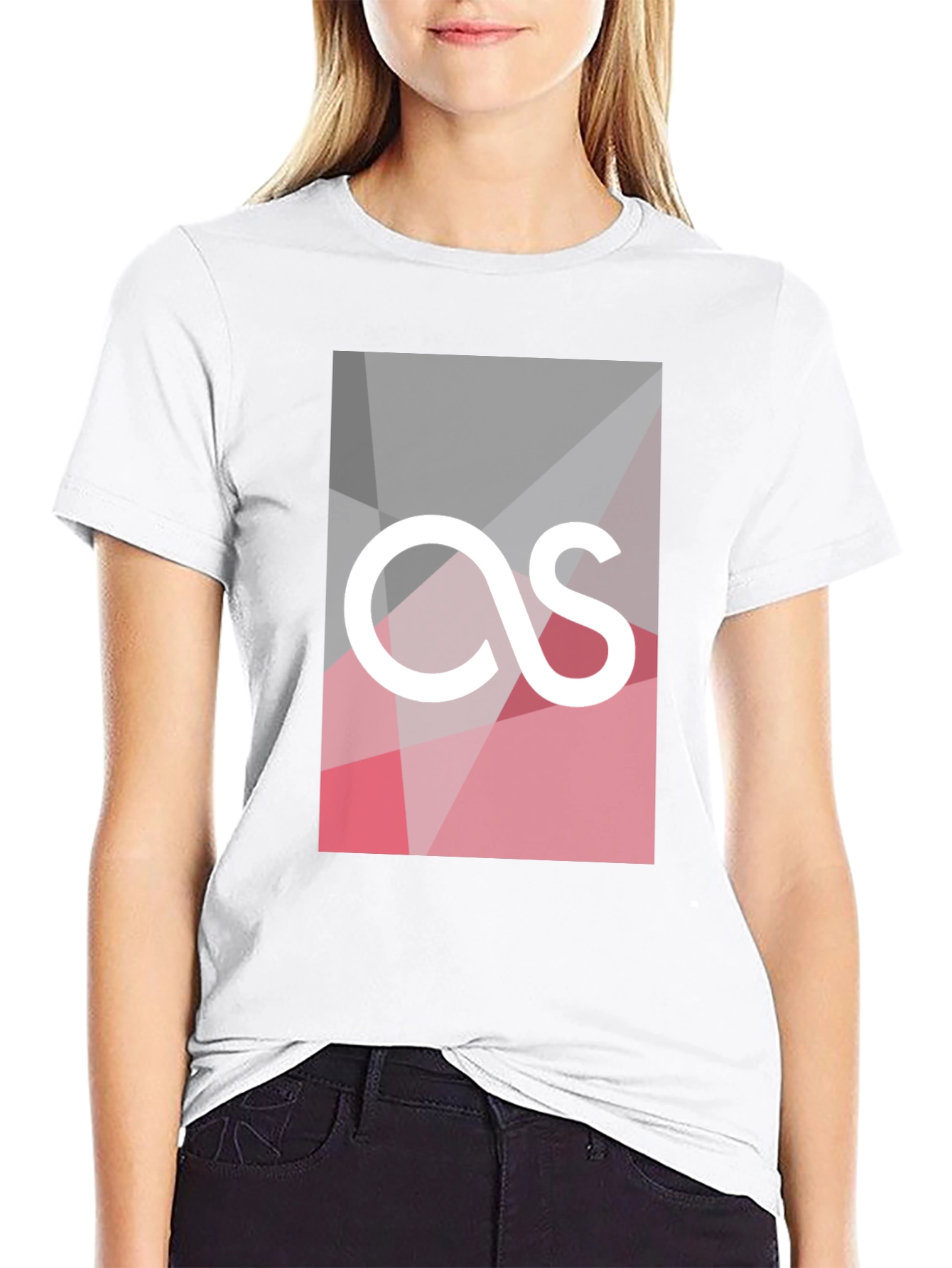 Modern Graphic Tee - As Logo - Black