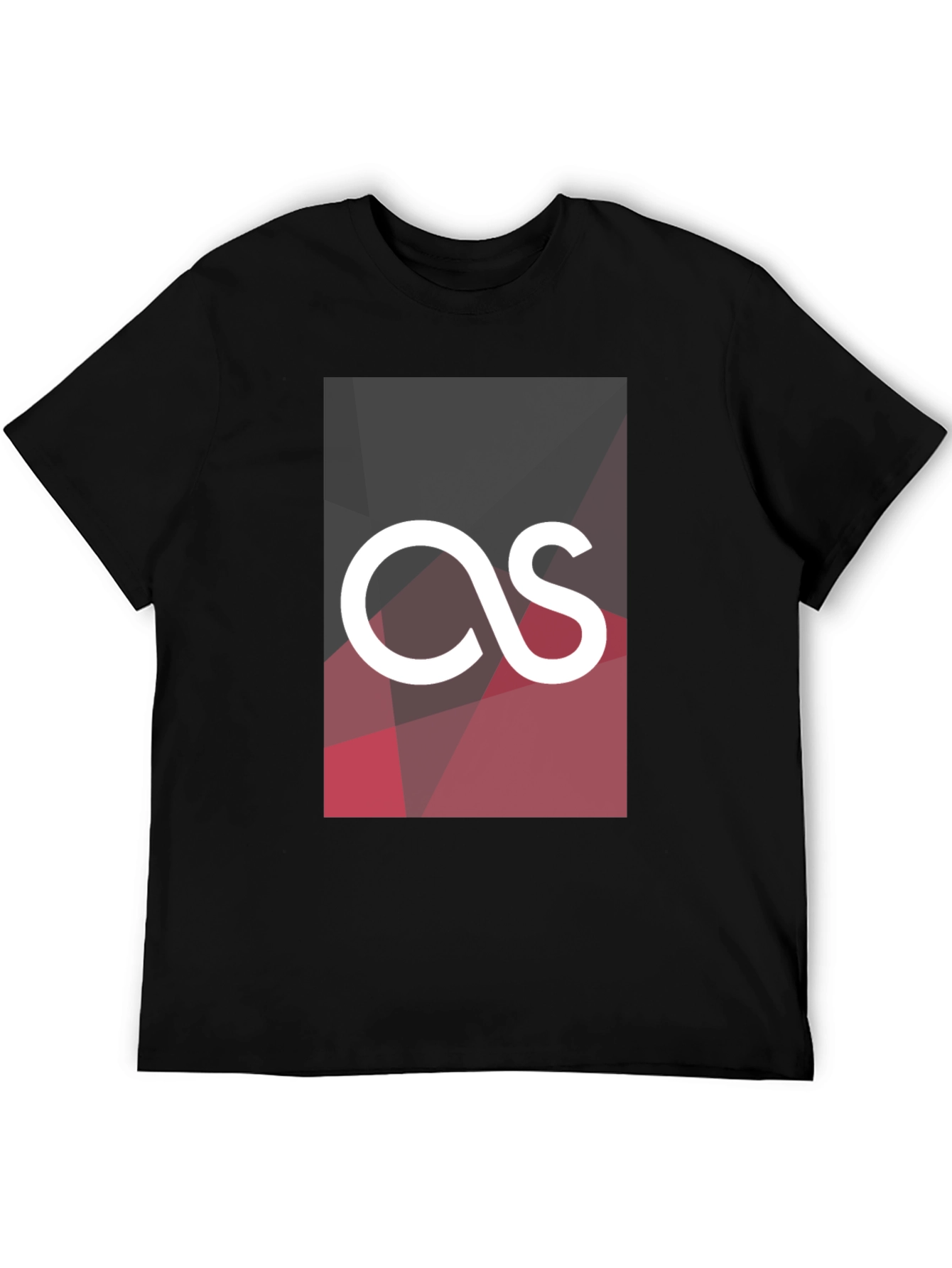 Modern Graphic Tee - As Logo - Black