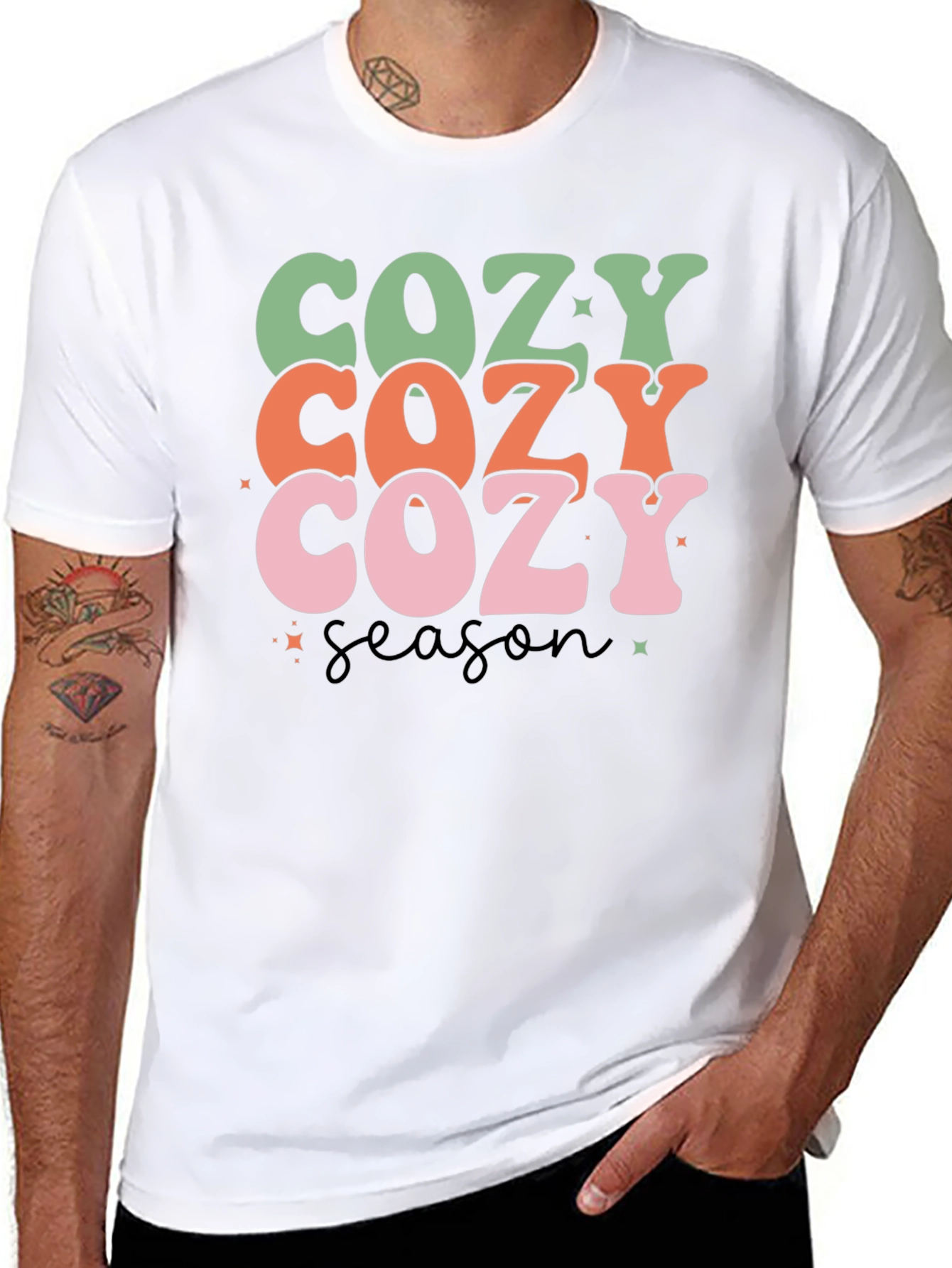 Cozy Season Retro Graphic Tee - Soft & Stylish