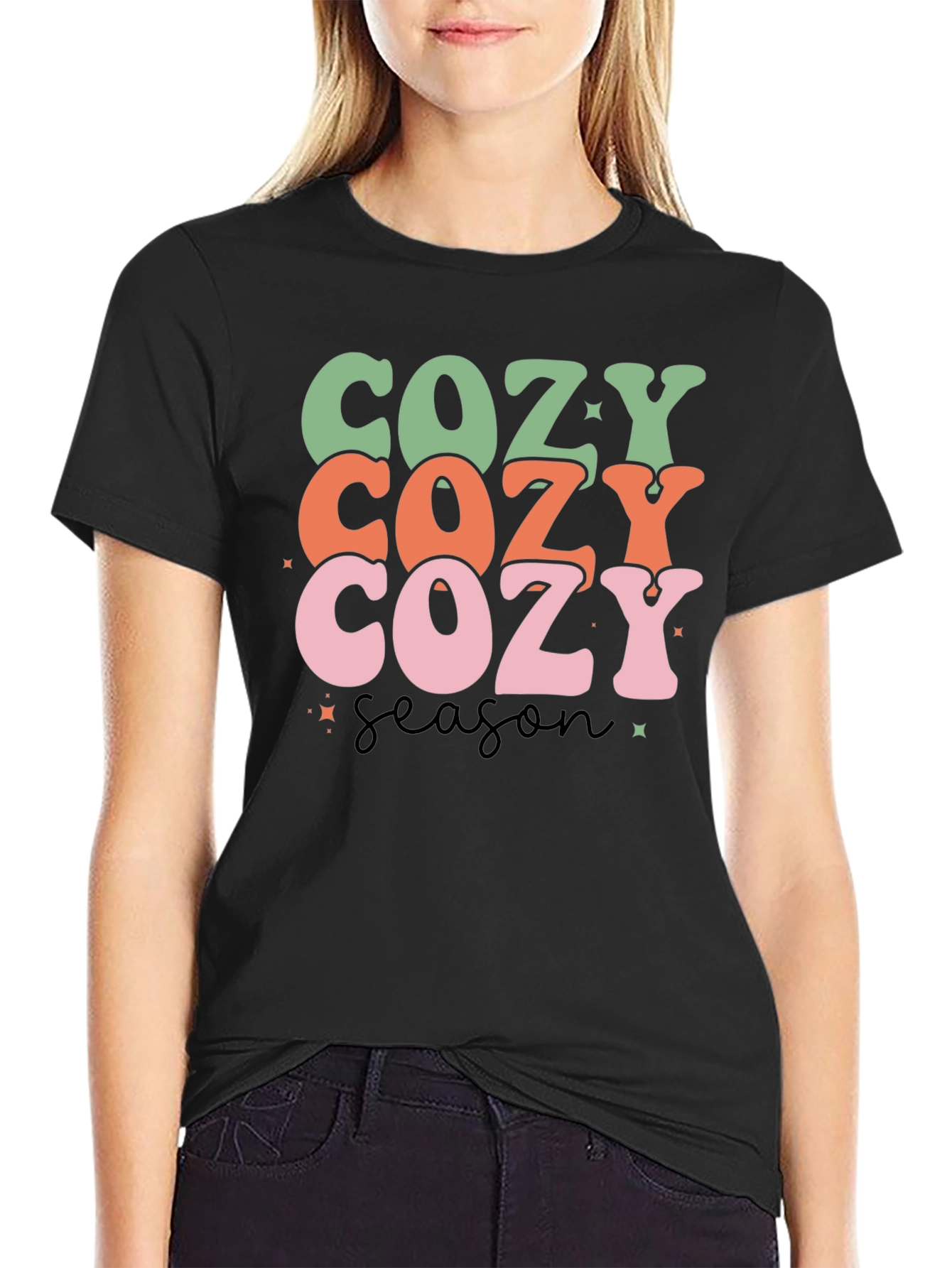 Cozy Season Retro Graphic Tee - Soft & Stylish