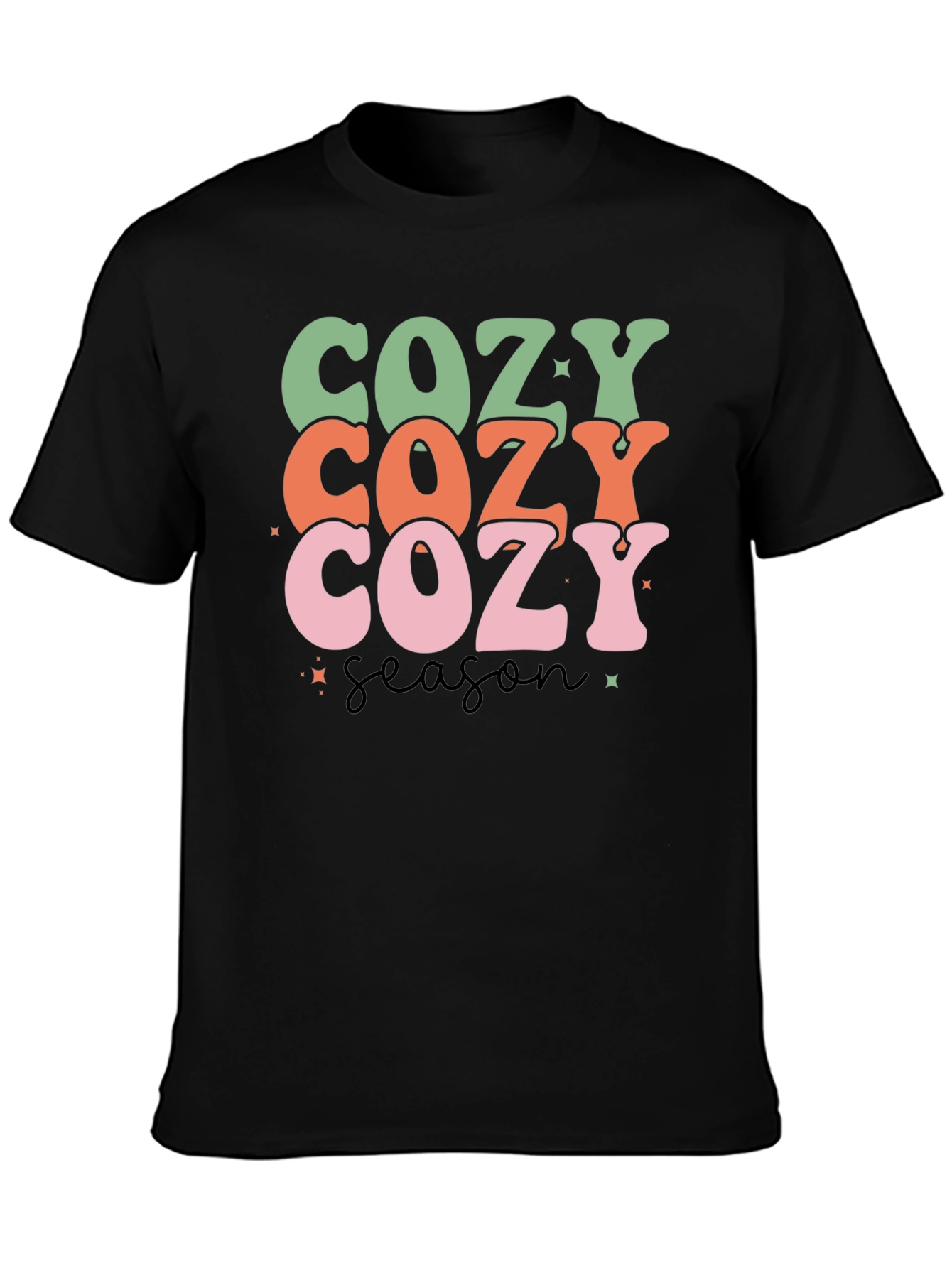 Cozy Season Retro Graphic Tee - Soft & Stylish