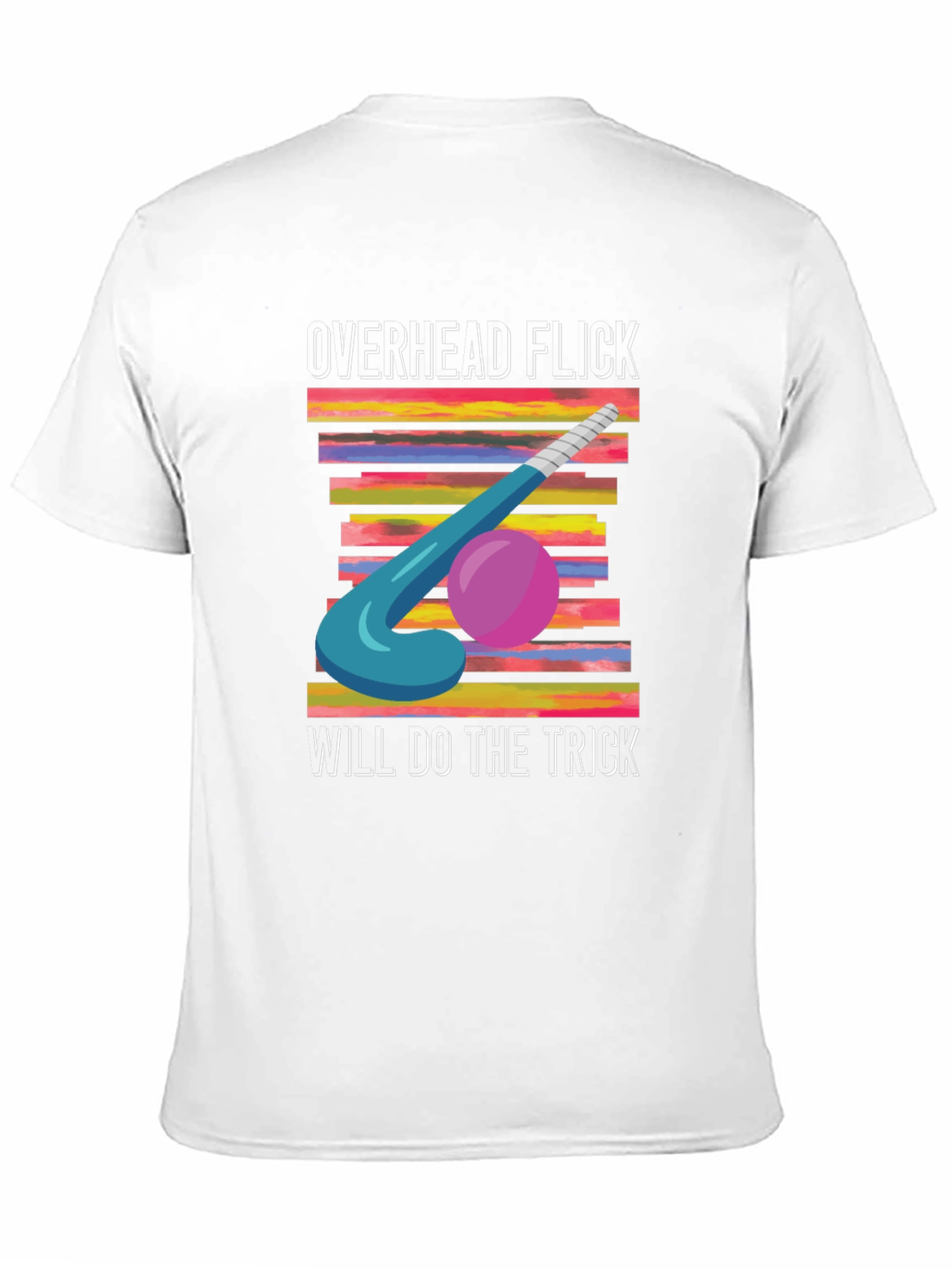 Overhead Flick Hockey T-Shirt - Sporty Graphic Tee